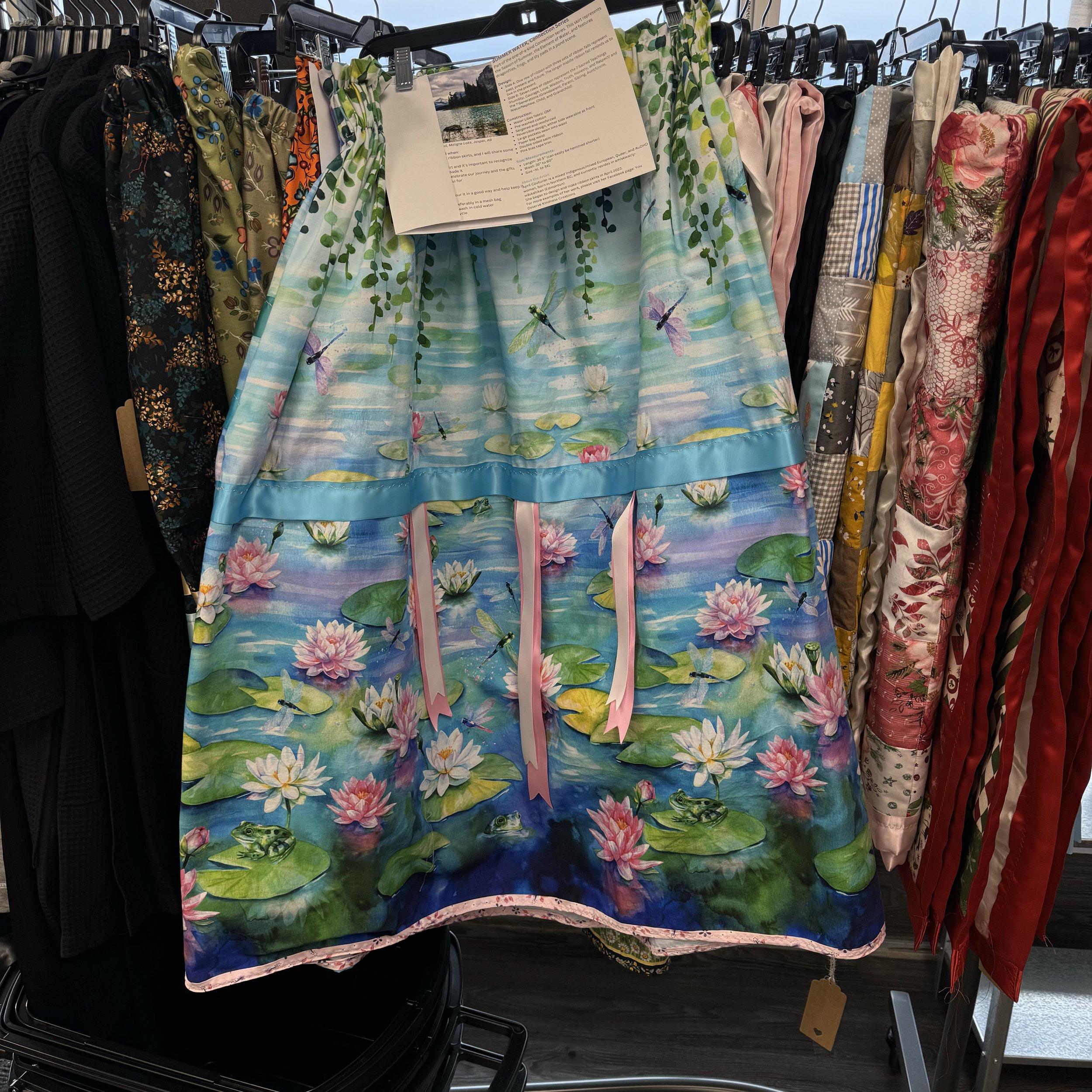 Lotus Pond Ribbon Skirt