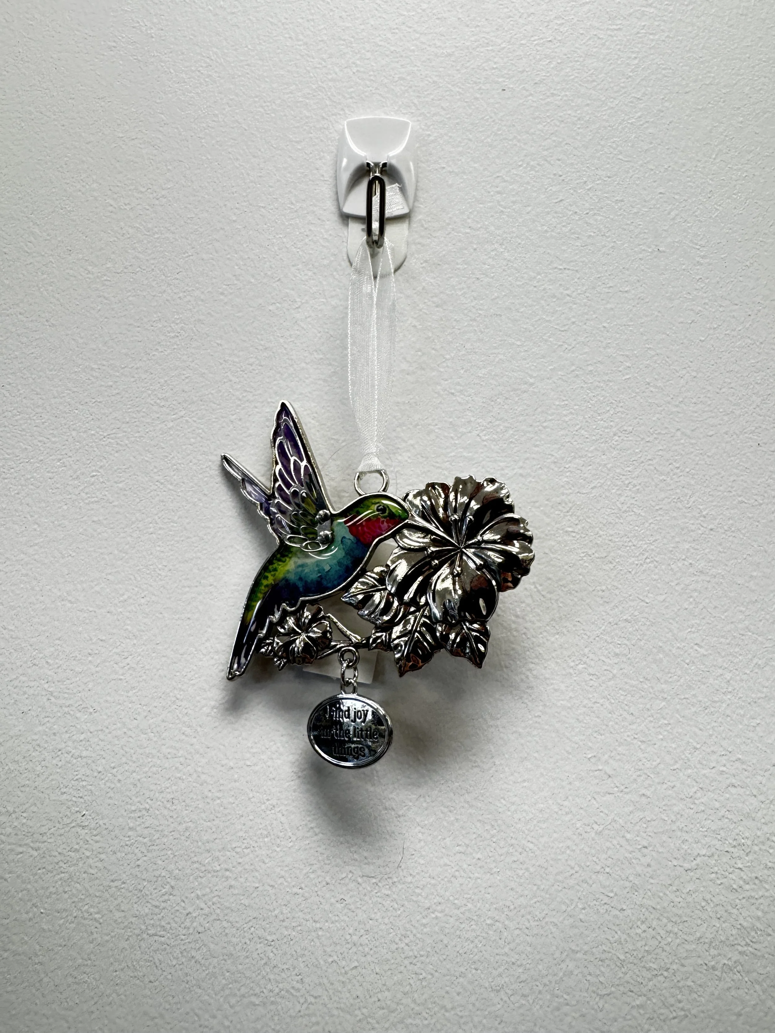 Hummingbird with Saying