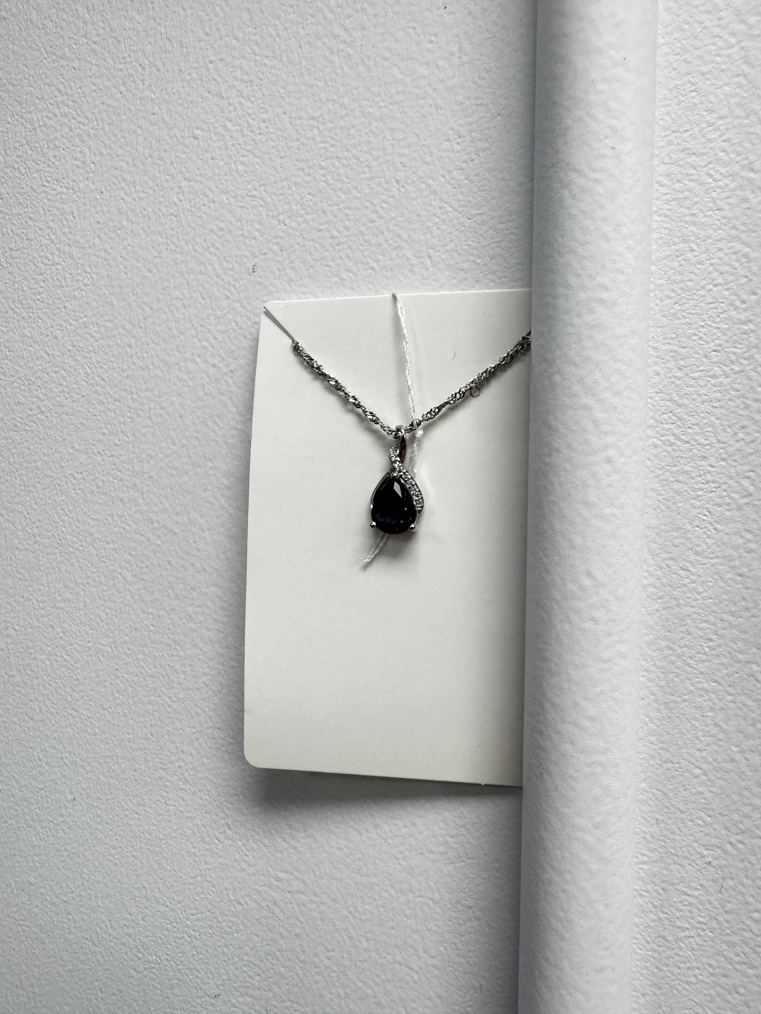 Purple Gem 925 Silver Necklace