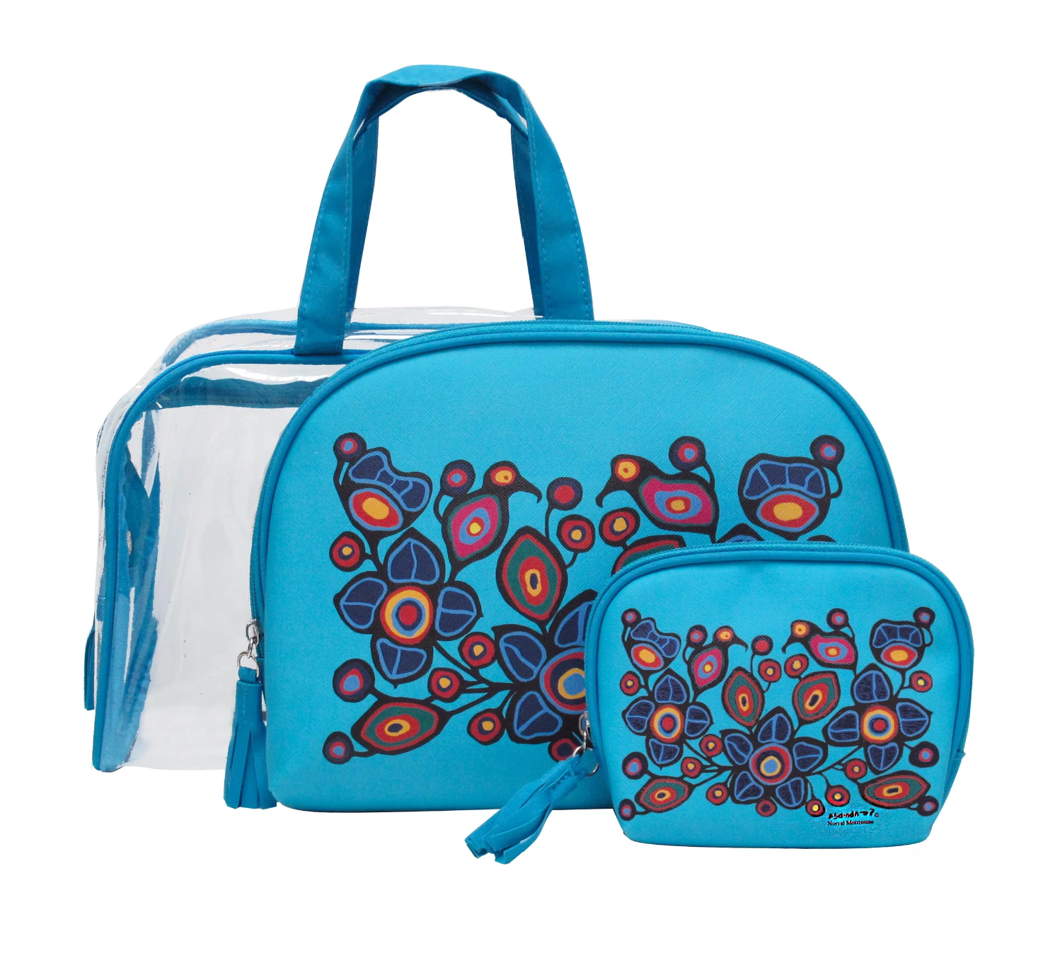 Flowers and Birds Cosmetic Bag Set