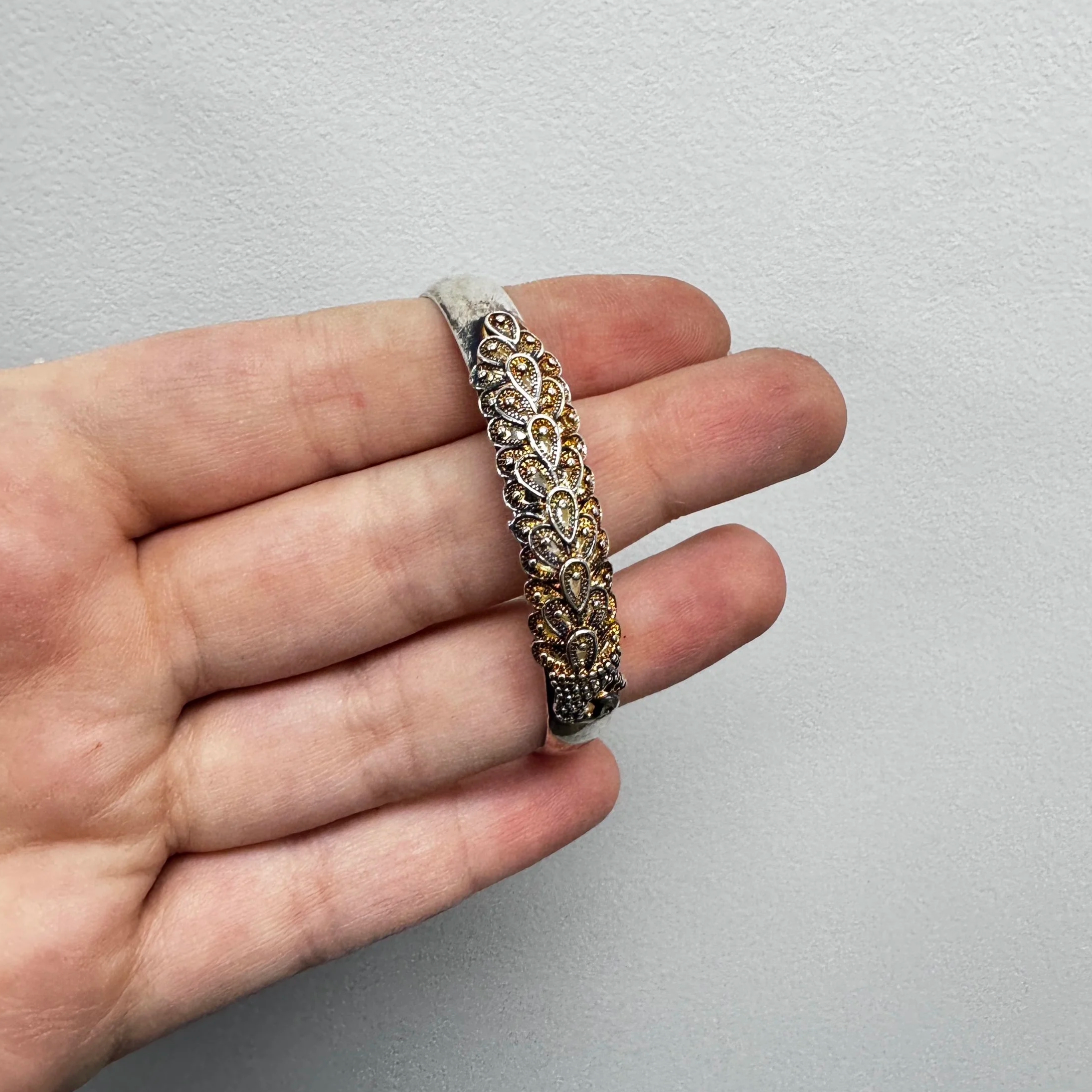 Intricate 925 Adjustable Bracelet