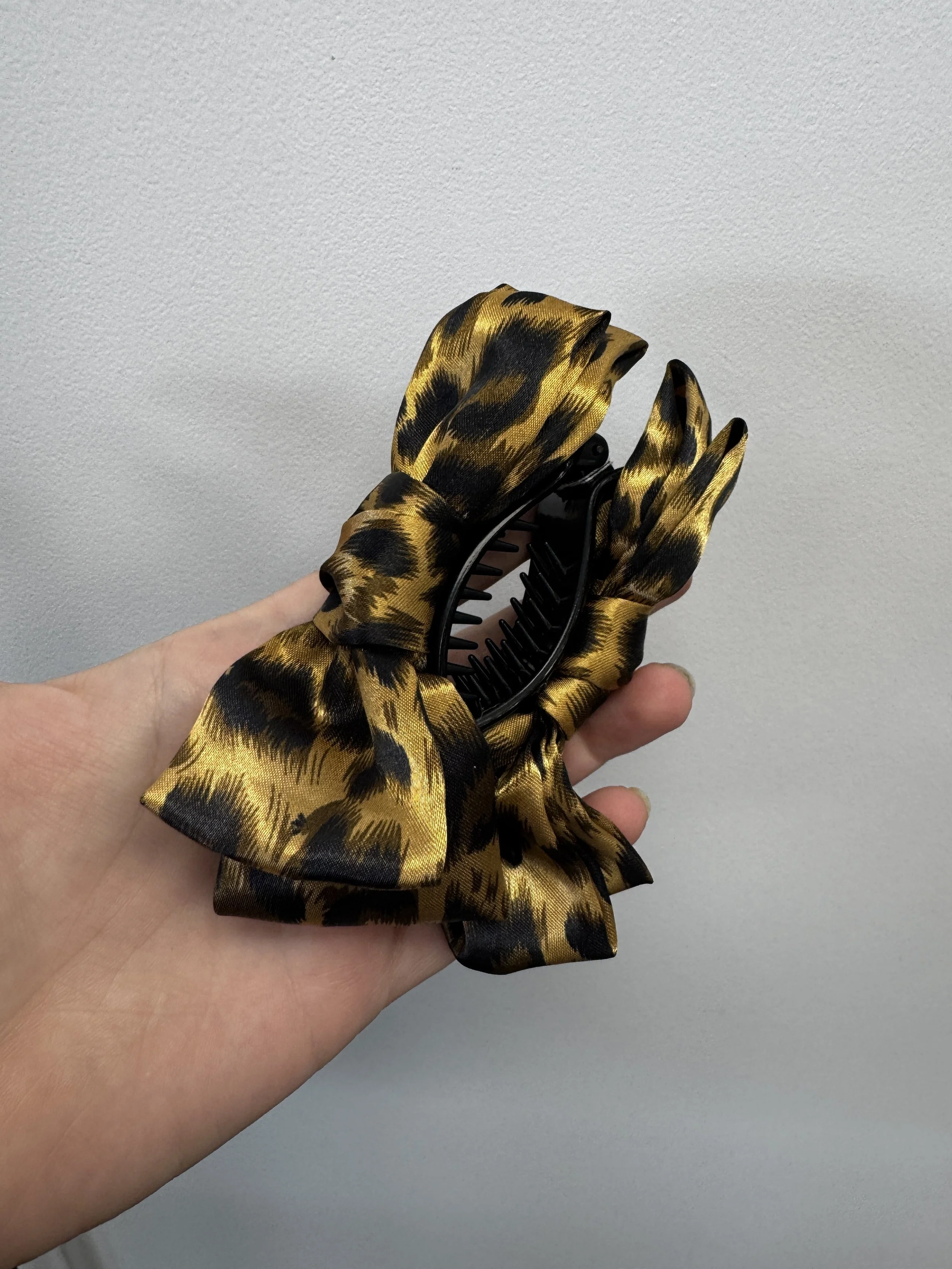 Cheetah Print Hair Clip