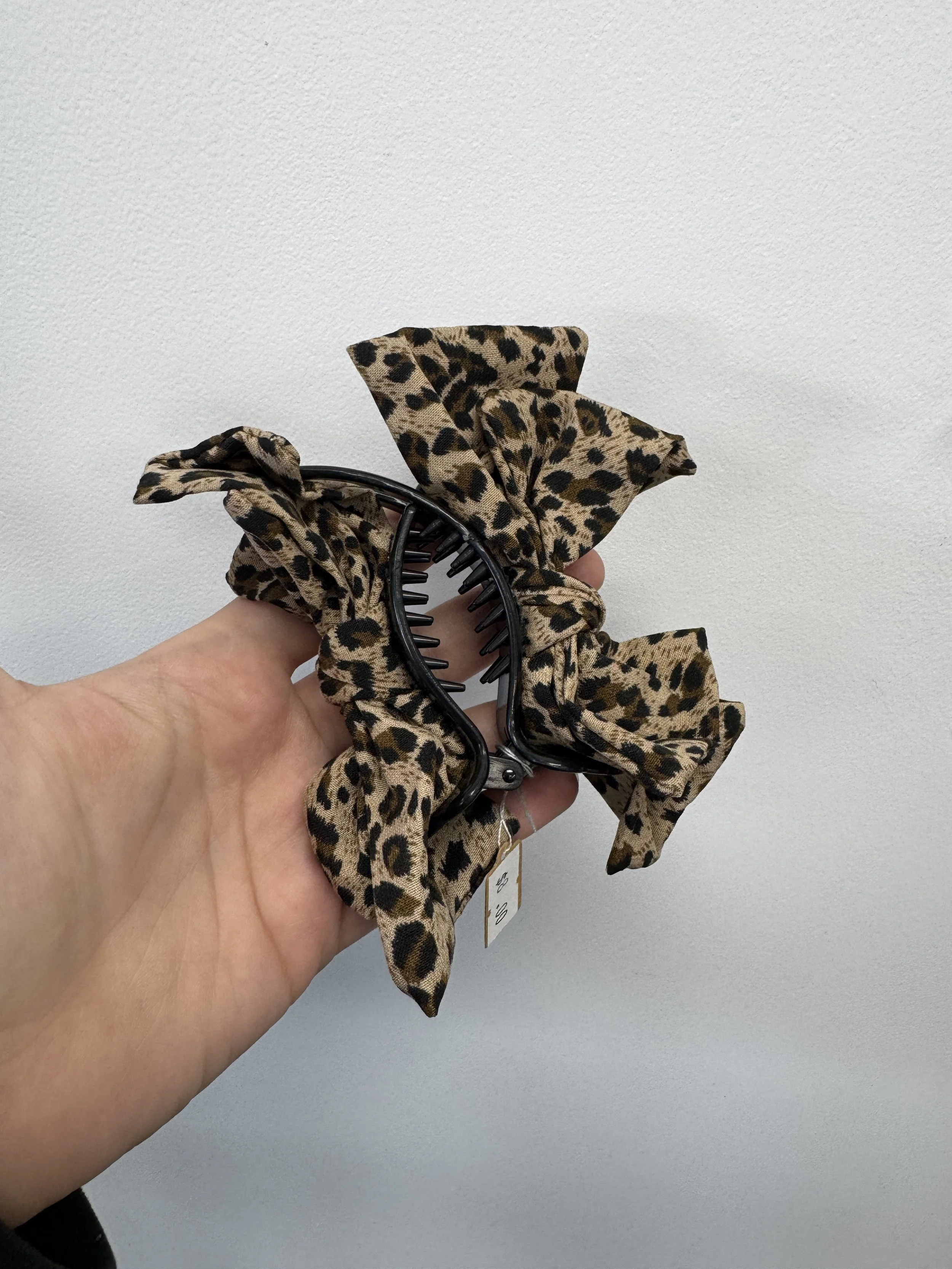 Leopard Print Hair Clip