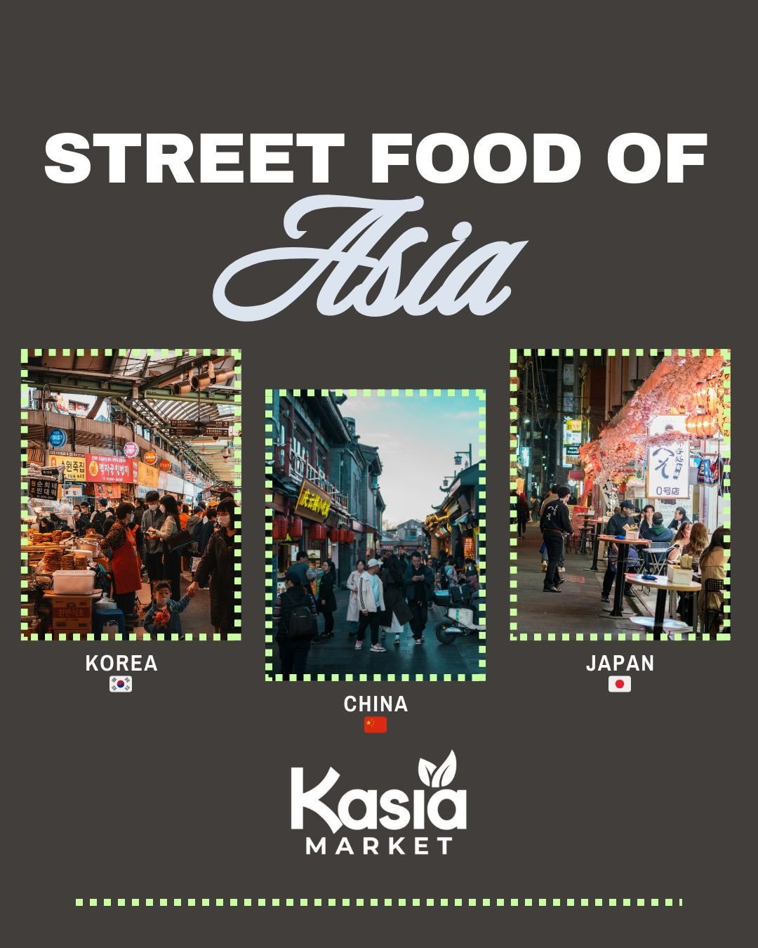 🌏 From sweet to savory, crispy to chewy &mdash; Asian street food has it all.

Learn about the top street foods in Korea 🇰🇷, China 🇨🇳 and Japan 🇯🇵 

Which ones did you recognize ? 👀👇

📍Find ingredients and snacks inspired by these favorites