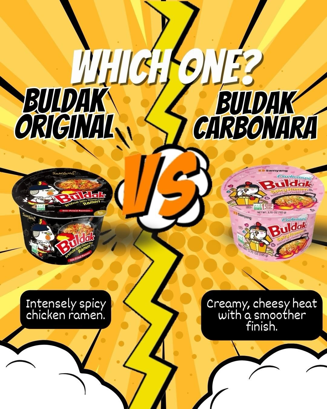 This or that &mdash; Korean essentials edition 🇰🇷✨

Only one can win. Which one are you choosing?
#koreansnacks #koreanmarket #kasia #asiangrocery #snacks