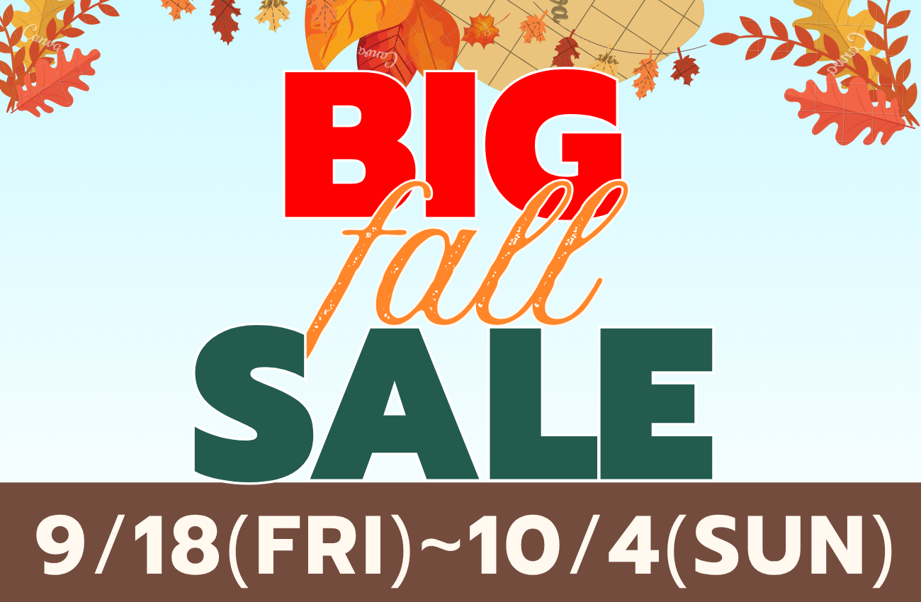 BIG FALL SAVINGS