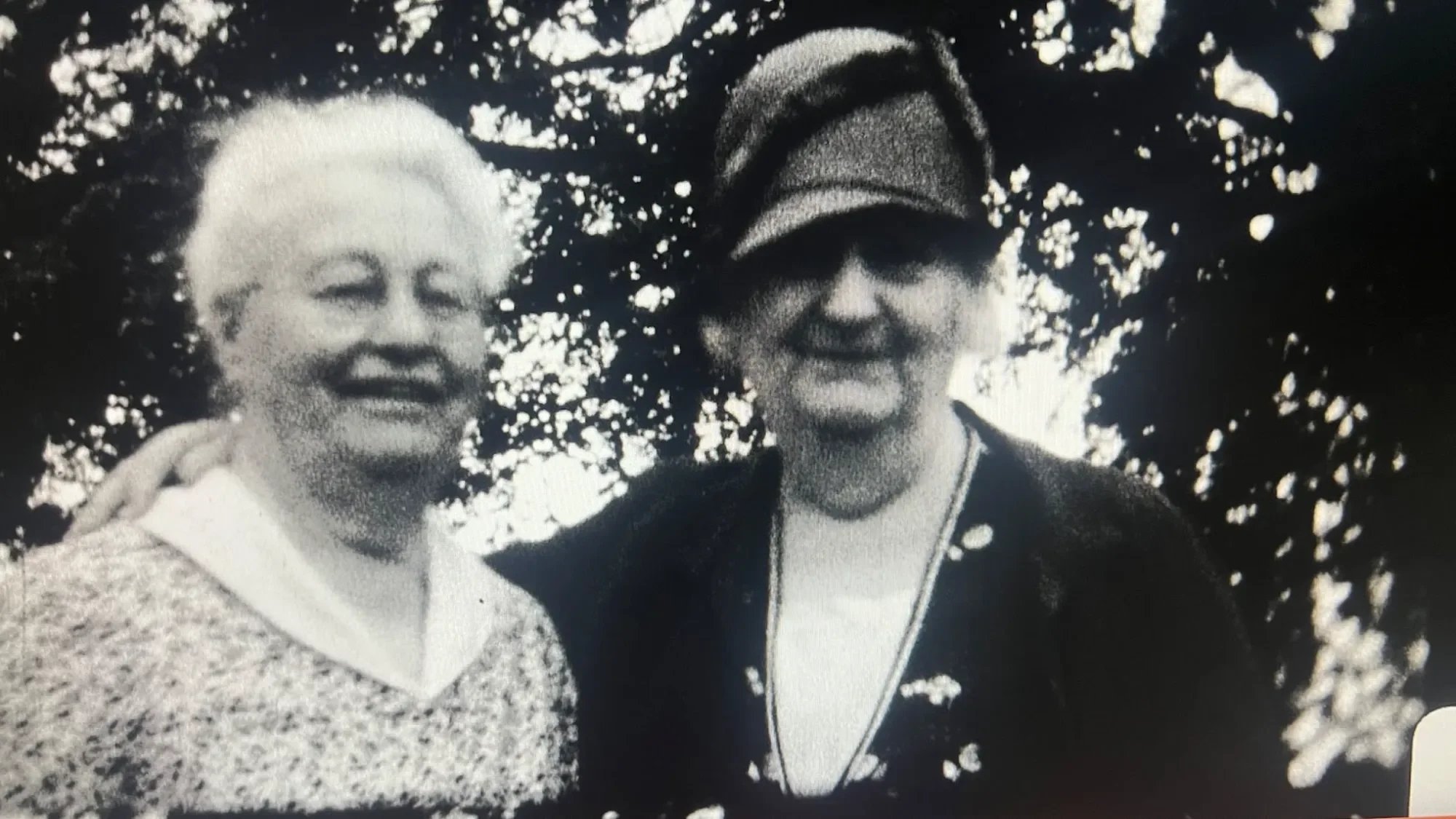 Jennie S. Stein (pictured left) with Martha Johnson.