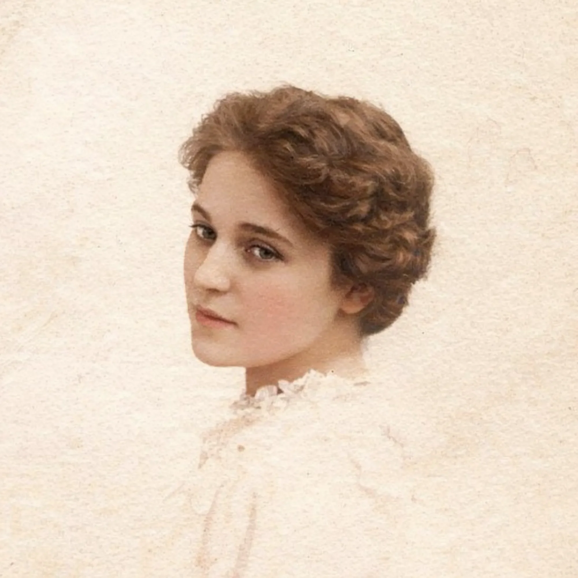 Helen Stein Johnson's high school graduation photo.