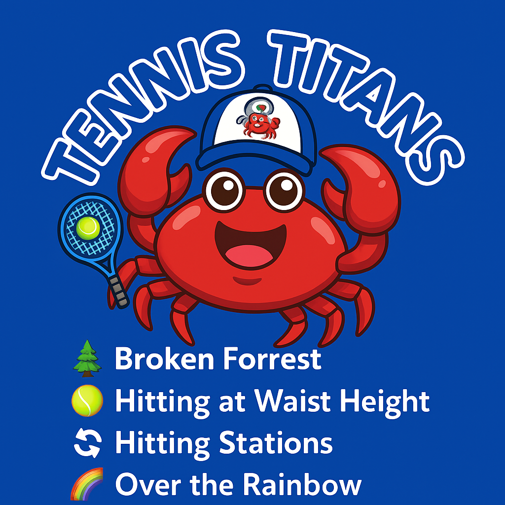 WEEK 4 – TENNIS TITANS LESSON PLAN 🦀🔱
