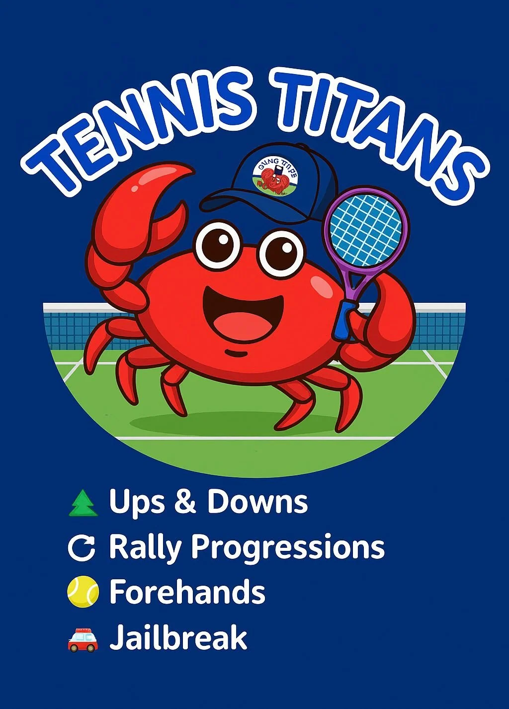 WEEK 2 – TENNIS TITANS LESSON PLAN 🦀🔱 (