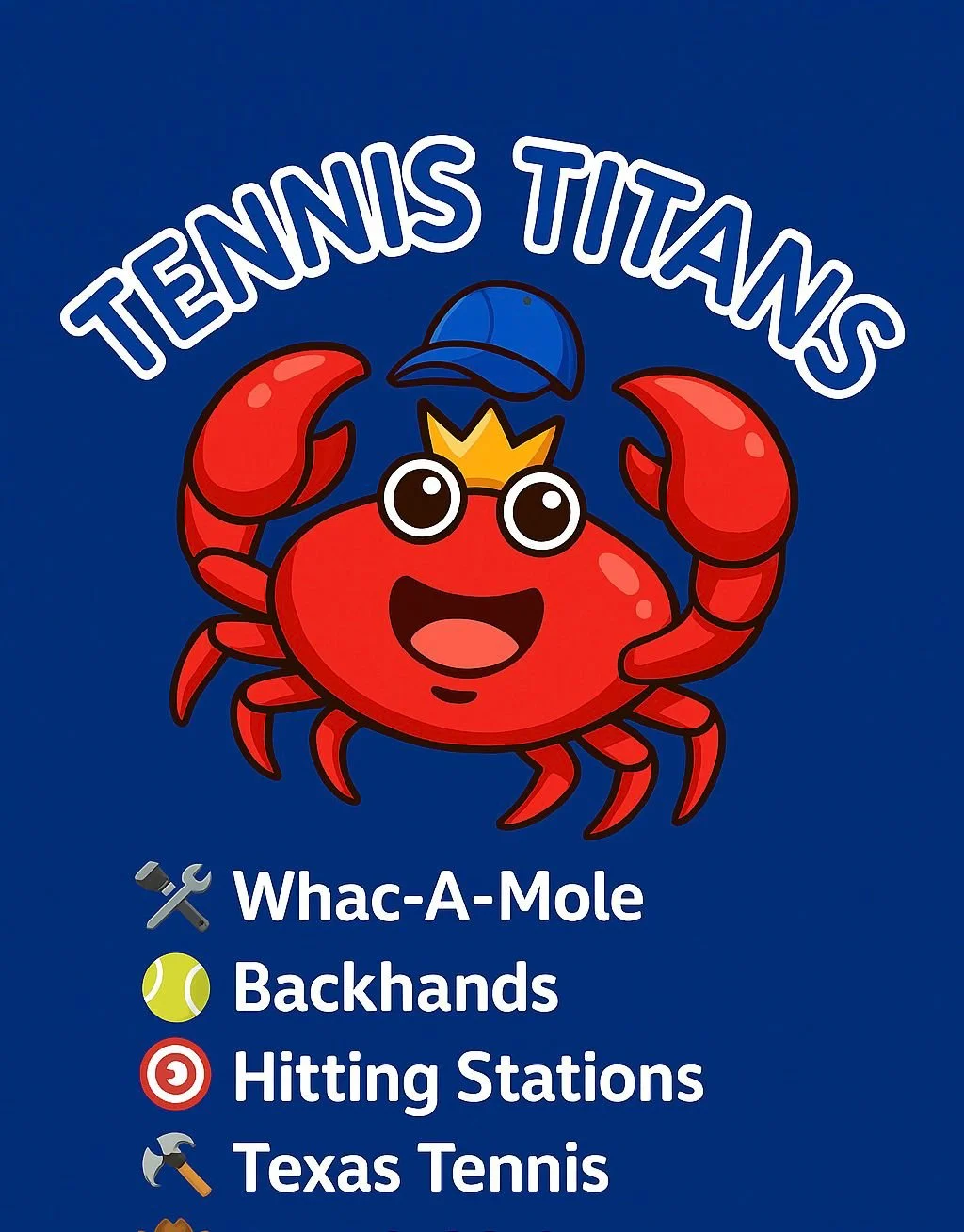 WEEK 3 – TENNIS TITANS LESSON PLAN 🦀🔱 ( 