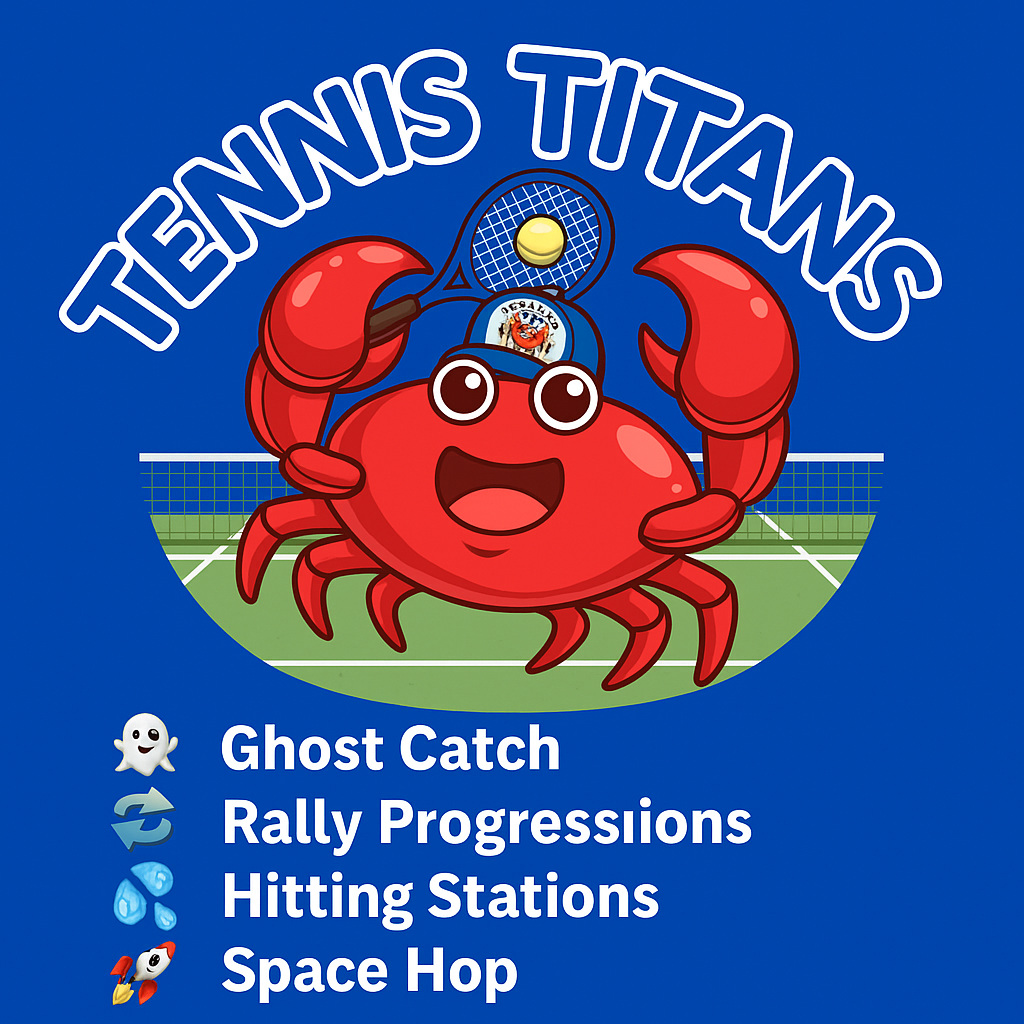 WEEK 8– TENNIS TITANS LESSON PLAN 🦀🔱 