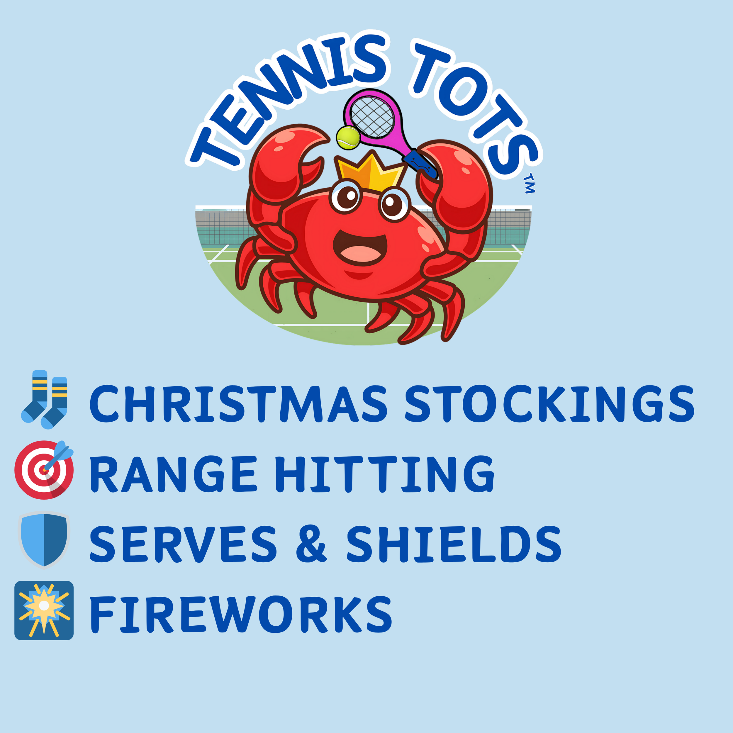 🎾🦀 Tennis Tots – Weekly Lesson Checklist (Week 14)