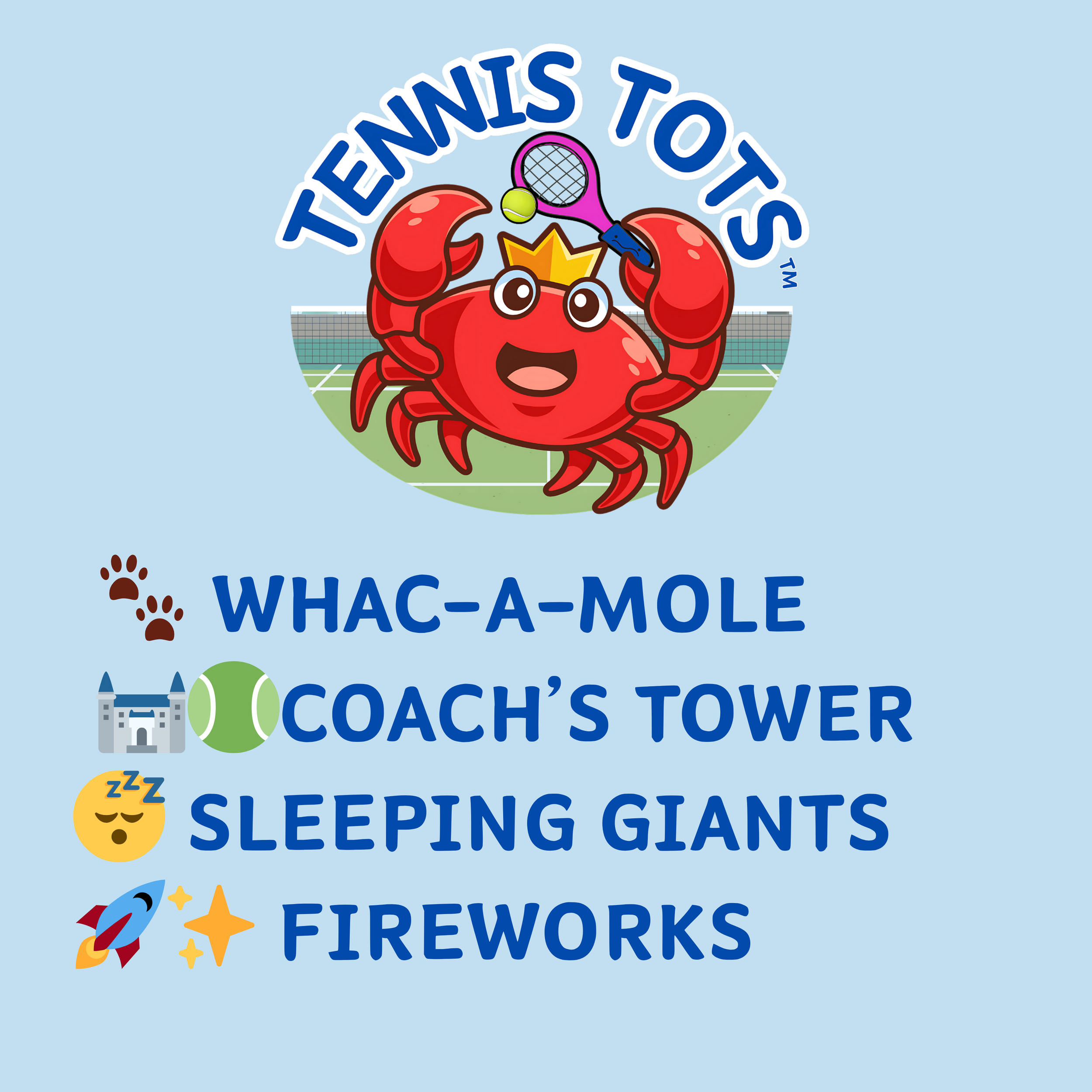 🦀🎾👶 Tennis Tots – Week 2, Term 2