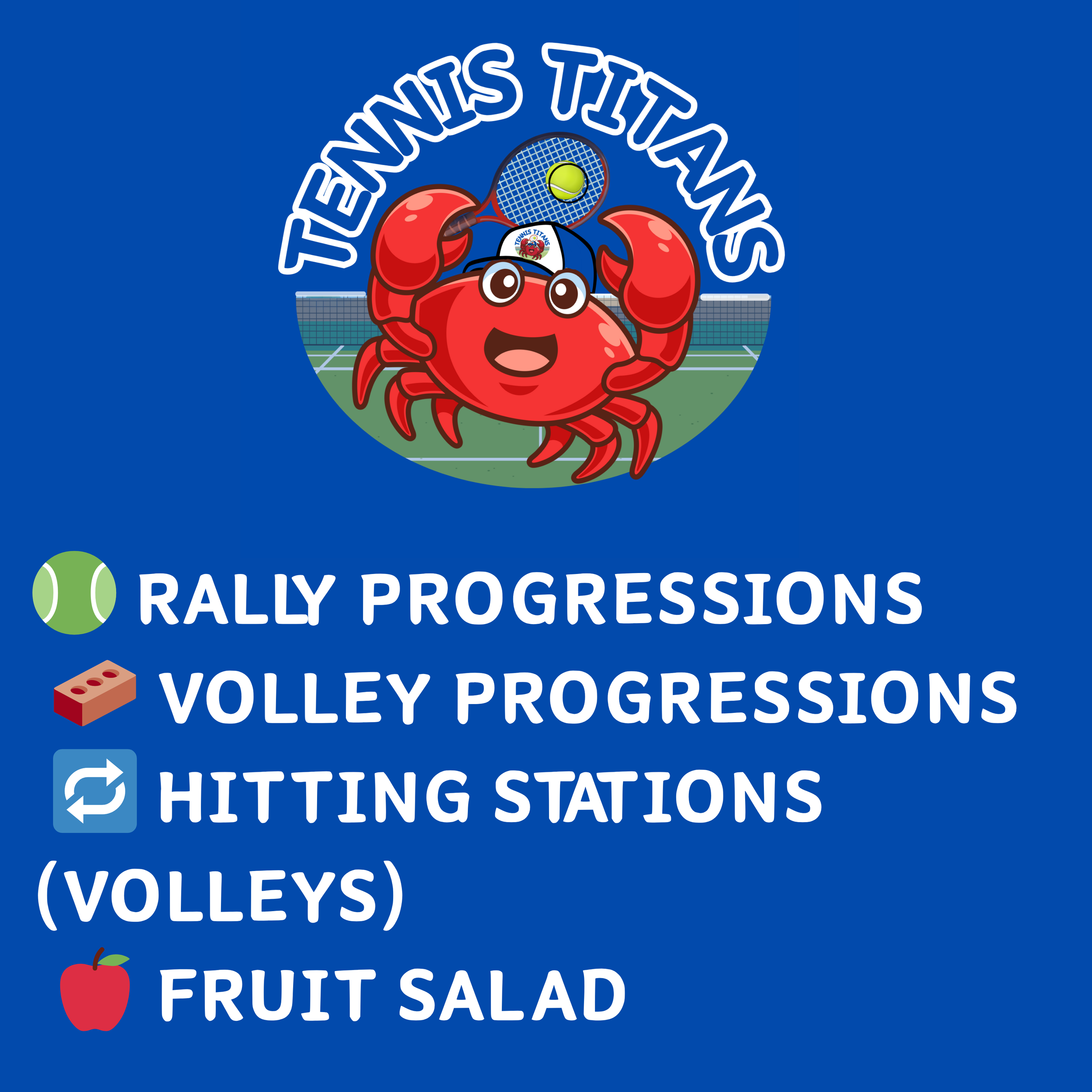 🦀🔱 Tennis Titans – Week 7, Term 2