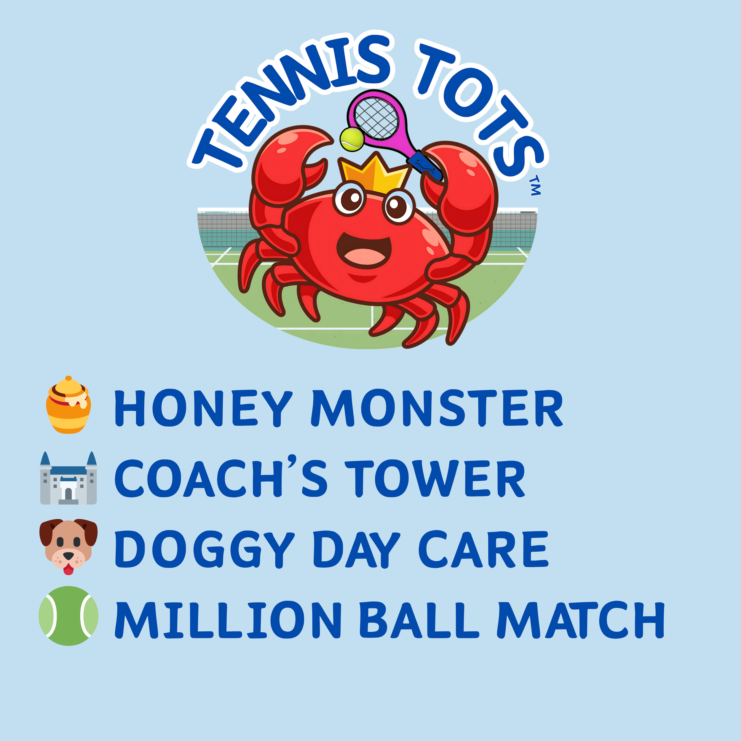 Tennis Tots Week 3, Term 6 🦀👶
