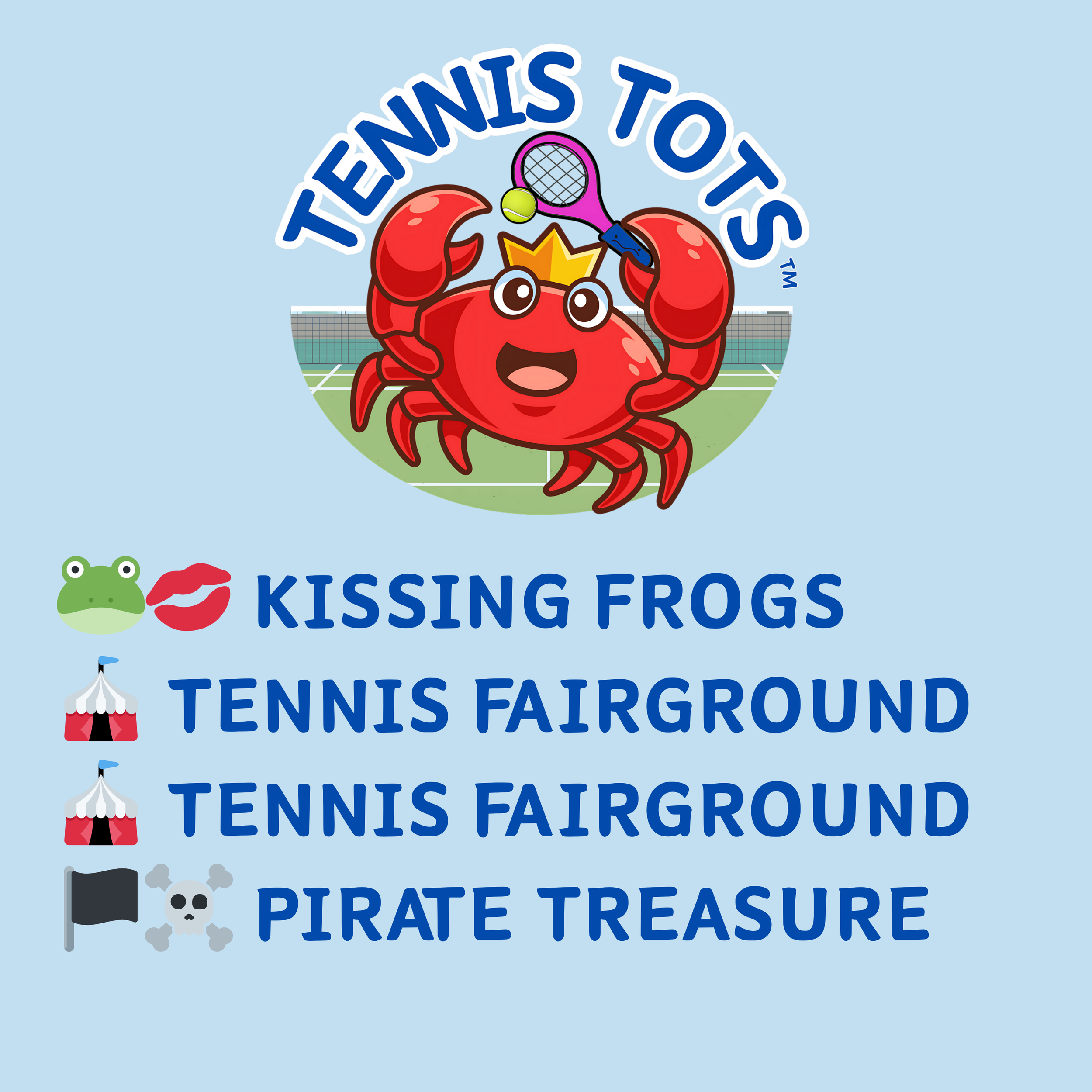 Tennis Tots Week 4, Term 6 🦀👶