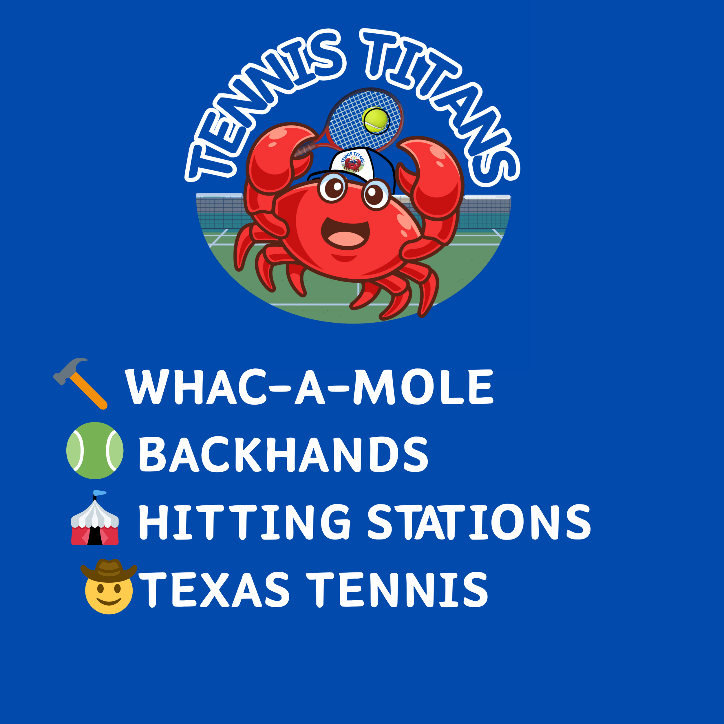 WEEK 3 – TENNIS TITANS LESSON PLAN 🦀🔱 