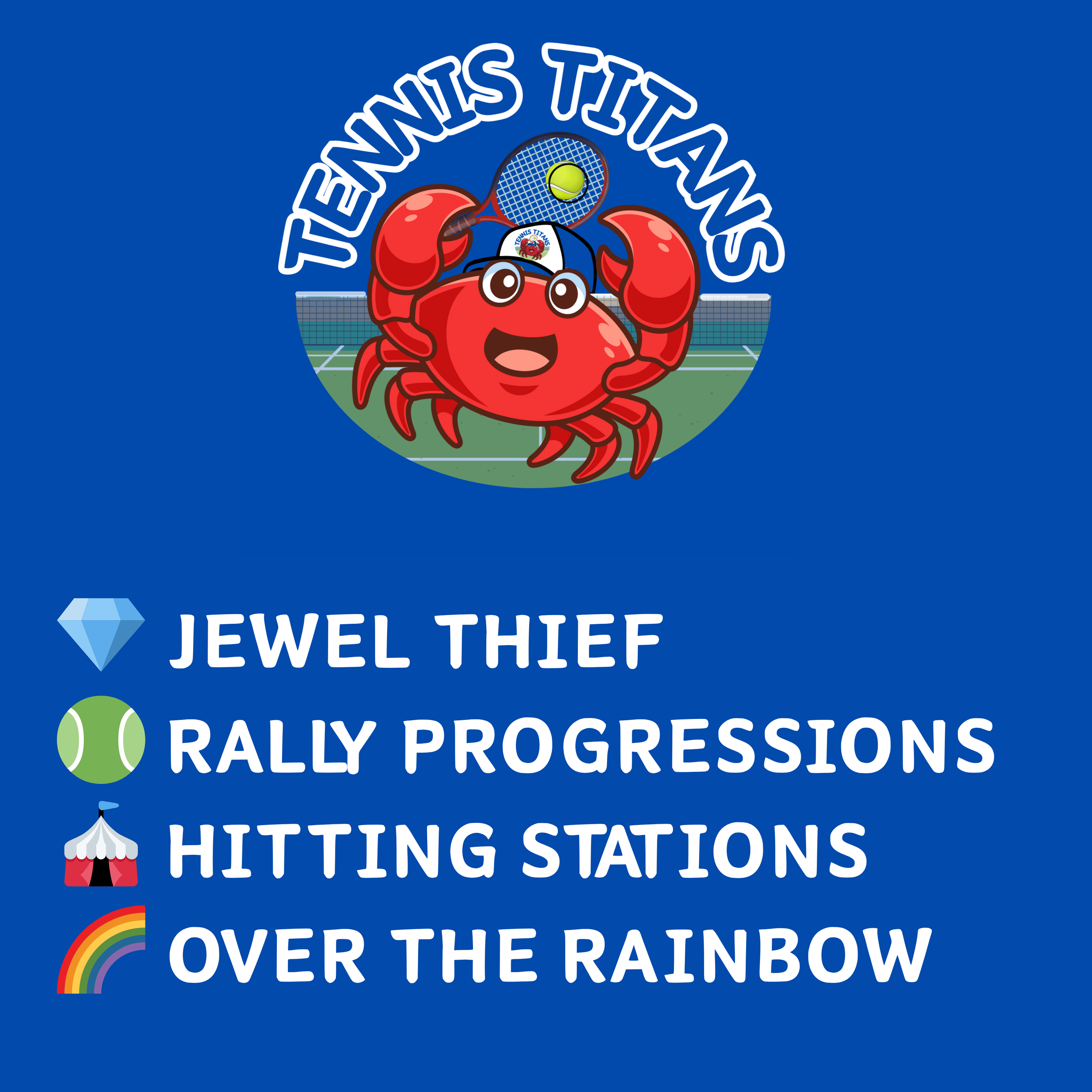 TENNIS TITANS - WEEK 2, TERM 5, LESSON PLAN 🦀🔱