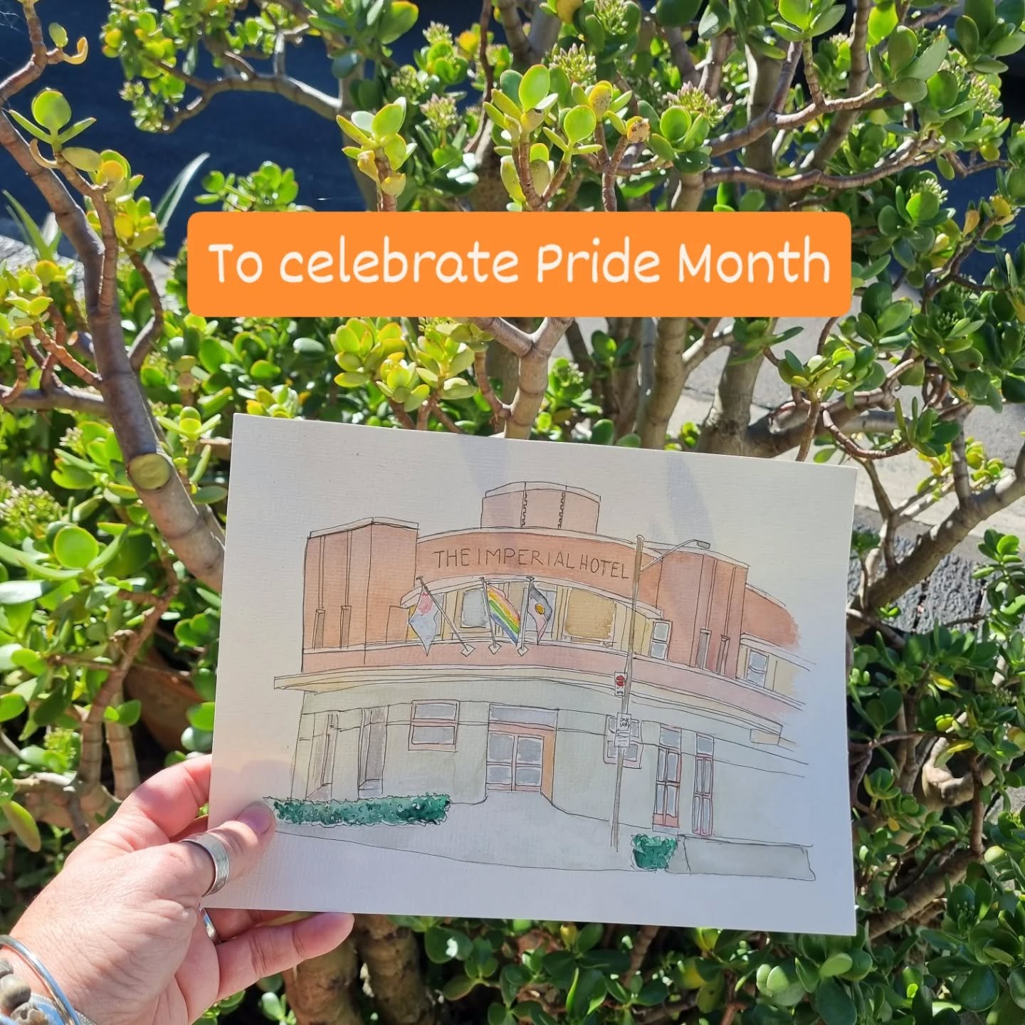 From now until the end of the month, you can download this Imperial Hotel colouring in by visiting www.charlierabbitcreative.au.