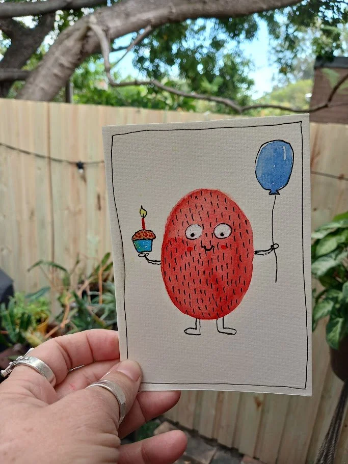 Birthday Monster - red