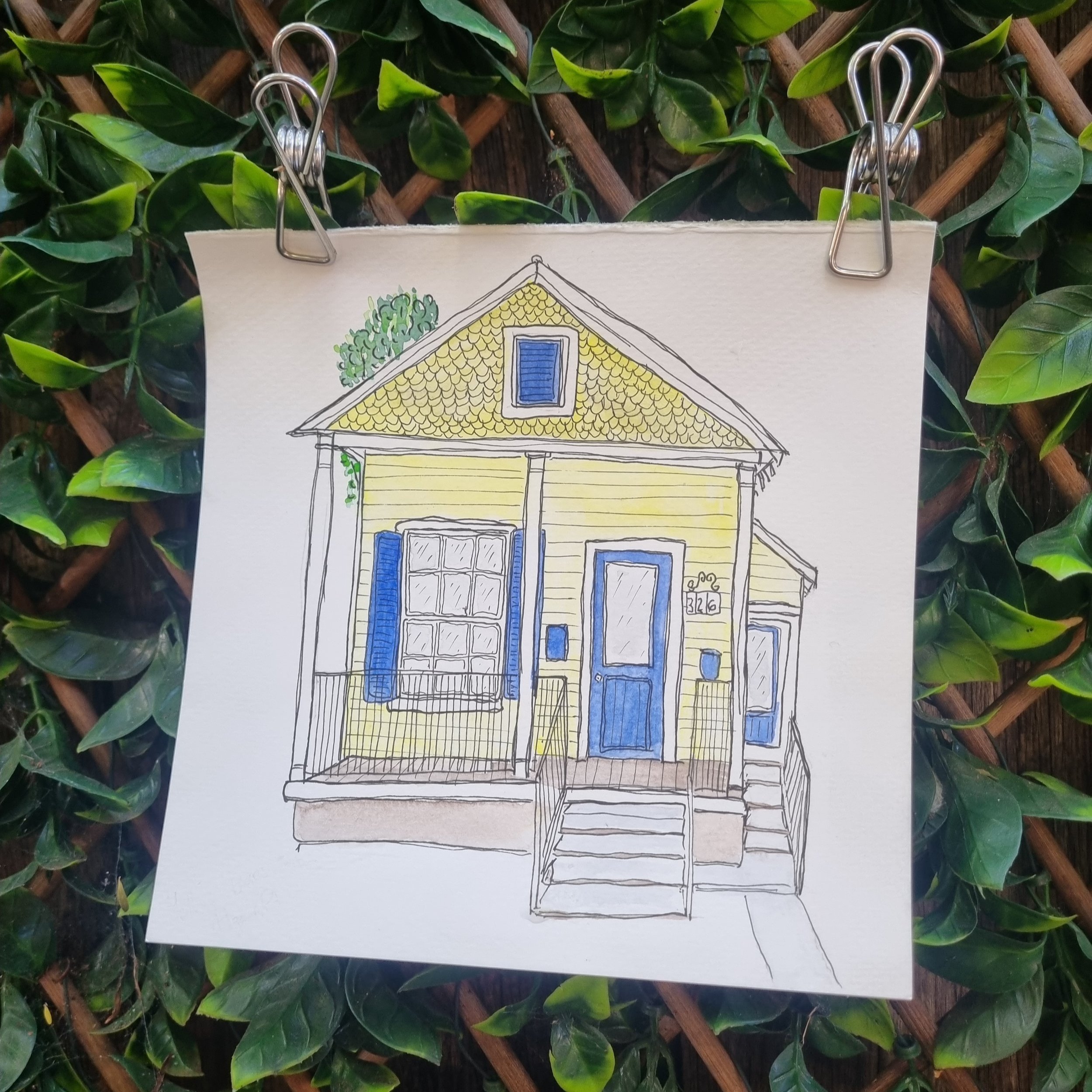 yellow+cottage+blue+door+on+background+NOLA.jpg