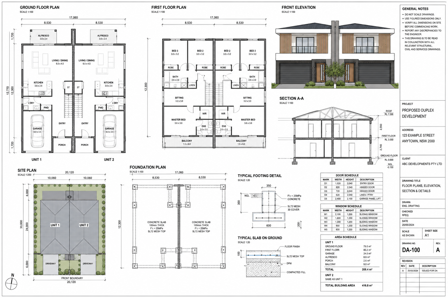 engineering plan draft