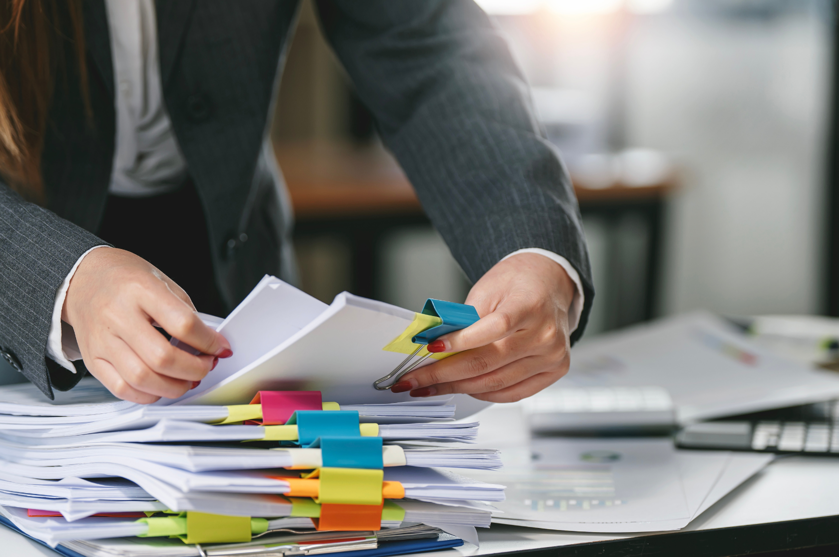 arranging essential building documents