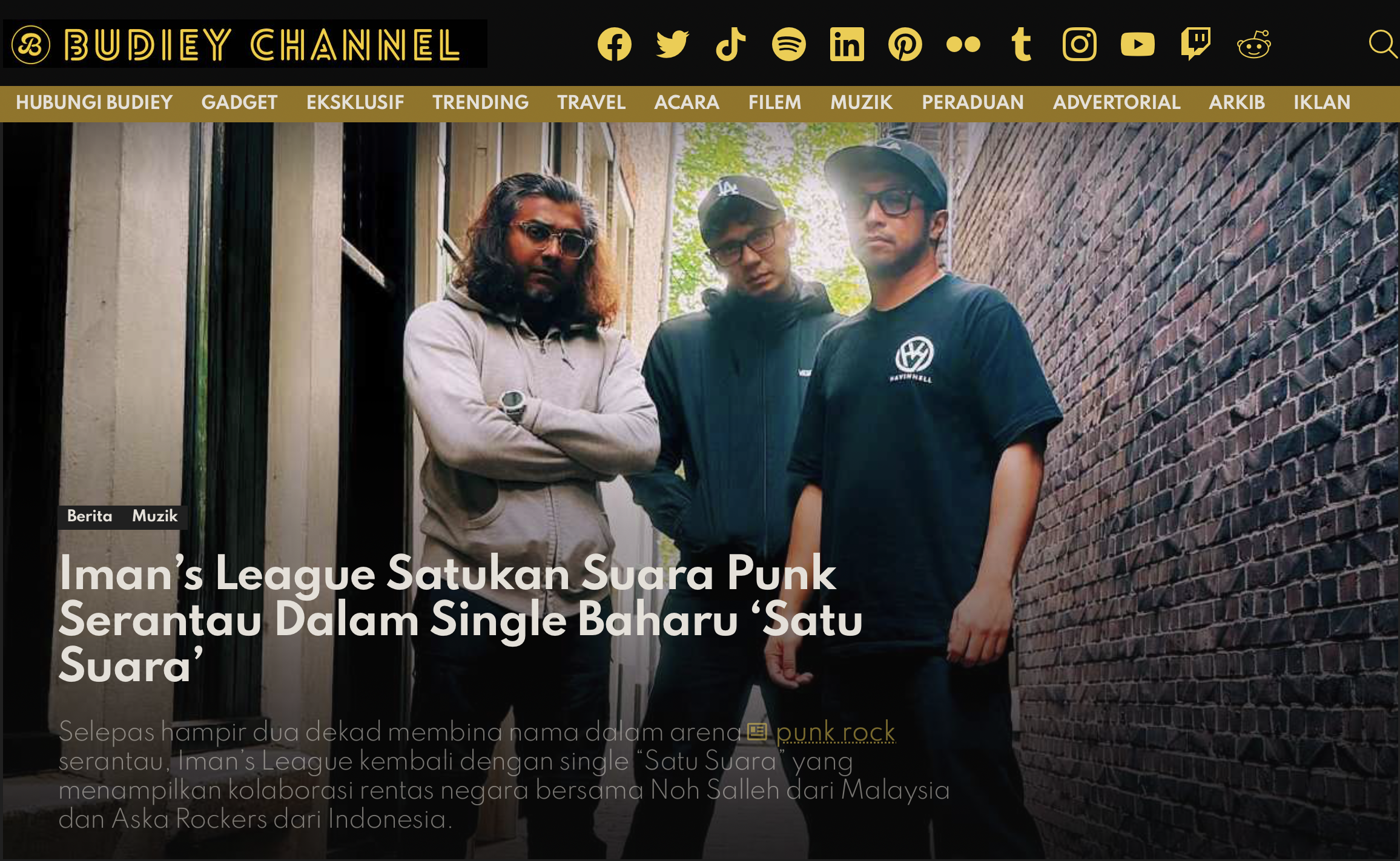 Iman’s League Satukan Suara Punk Serantau Dalam Single Baharu ‘Satu Suara’