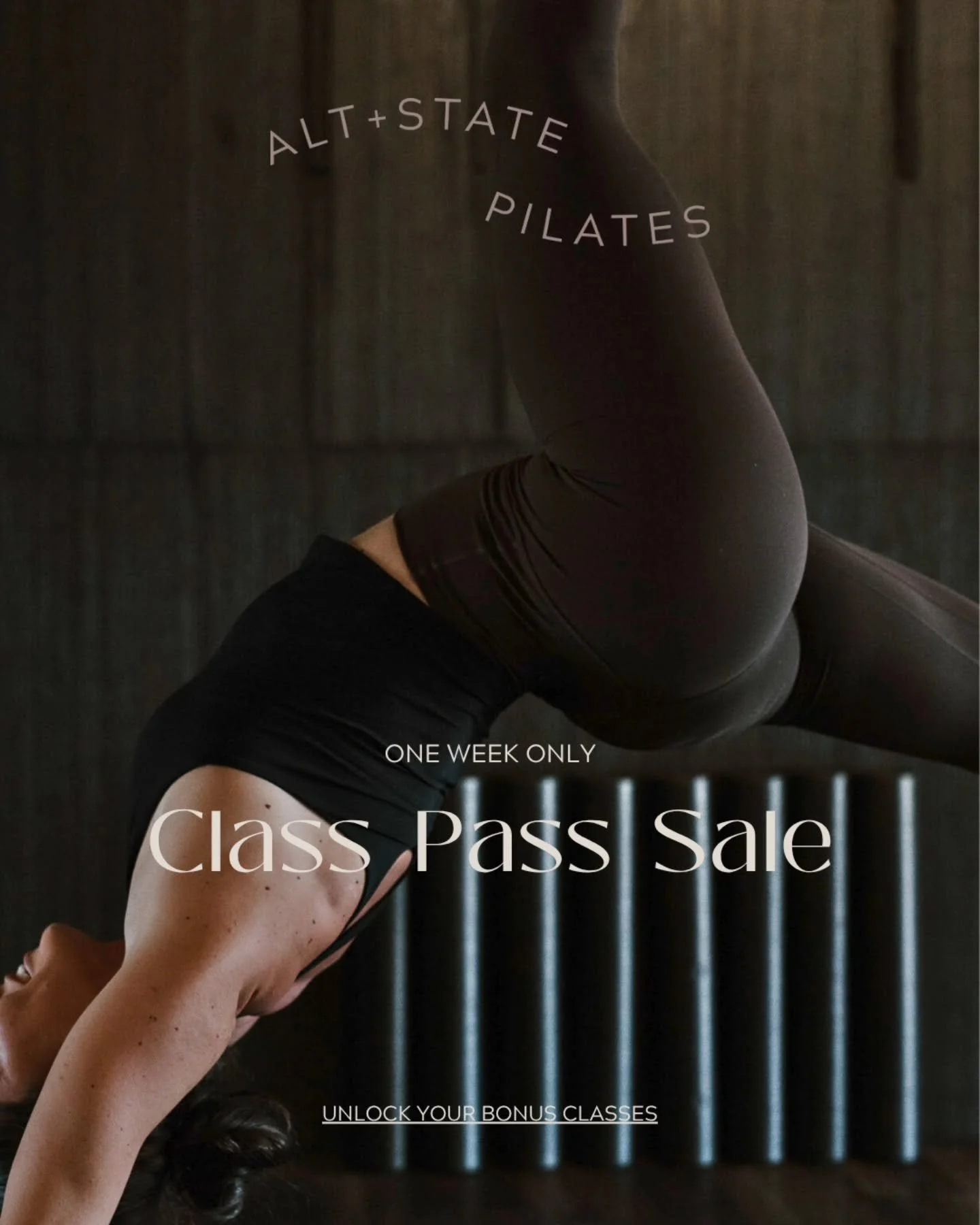 Aaaaand we're live! 📢
✨&nbsp;CLASS PASS SALE &mdash; 1 WEEK ONLY!&nbsp;✨

Your Pilates goals, your pace 💪

💫&nbsp;Buy 12 classes, get 14
💫&nbsp;Buy 24 classes, get 27
💫&nbsp;Buy 36 classes, get 41

All passes come with a&nbsp;12-month expiry, so