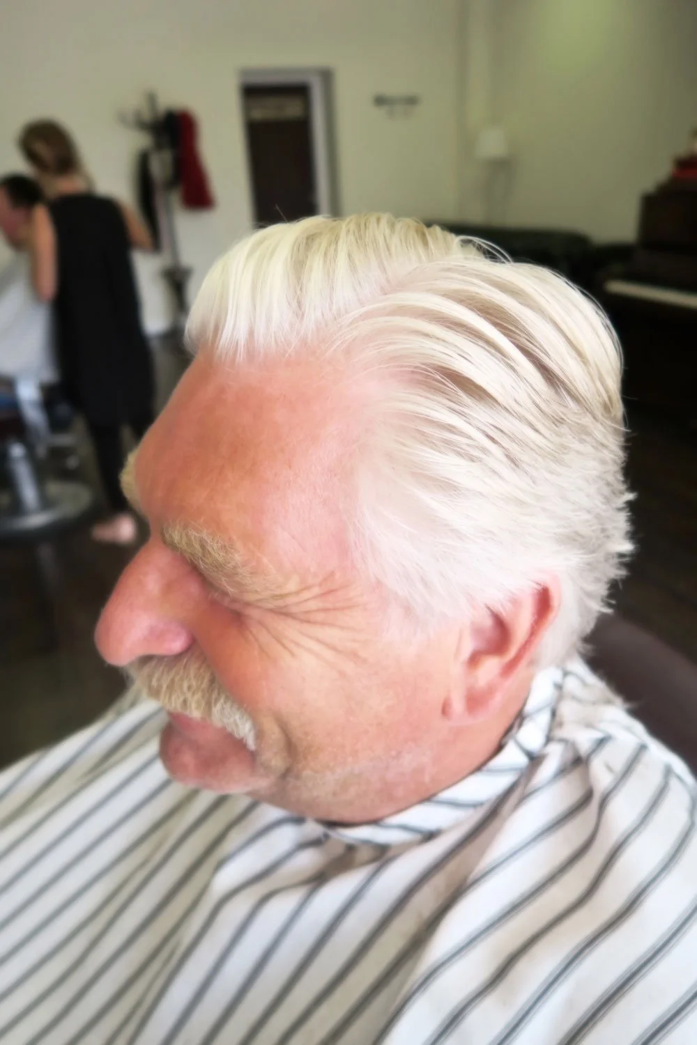 Senior haircut