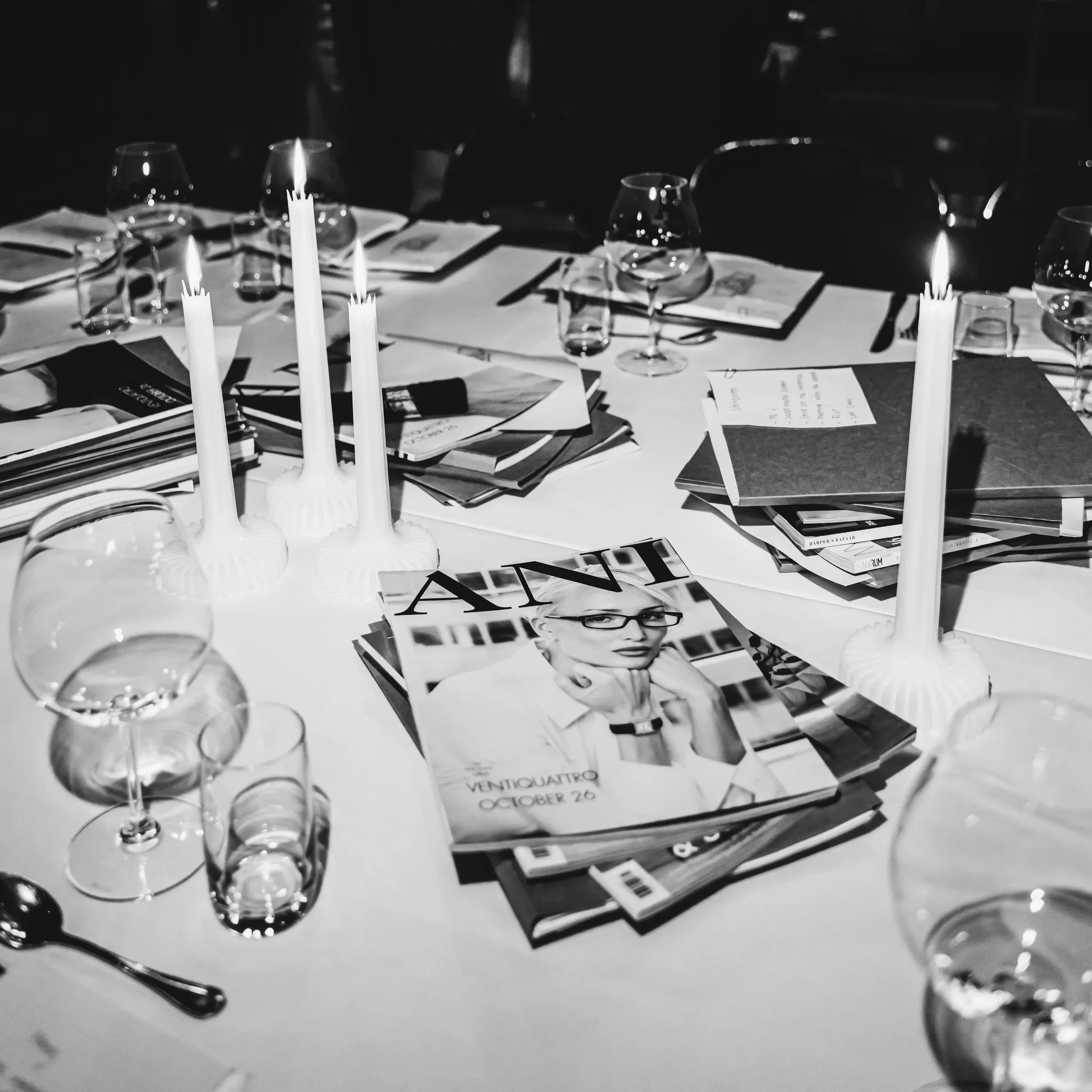 Image of a styled table for a premium influencer event
