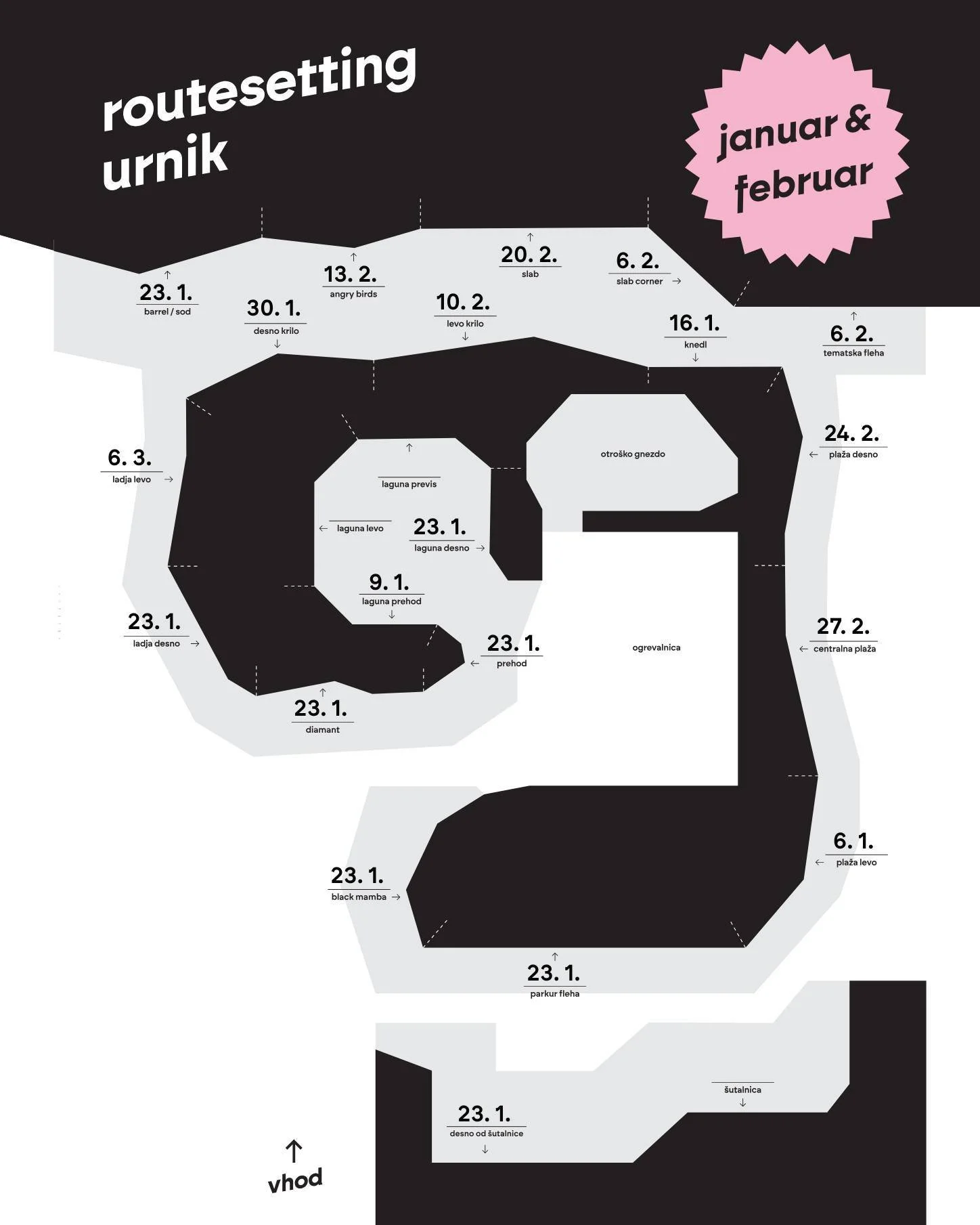 Kdaj in kje bodo brnele makite v januarju in februarju 👀⚙️

#klajmber #plezanjejezakon #bouldering #routesetting