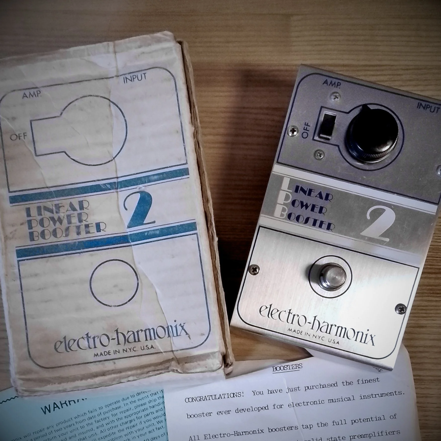 1970's EHX Linear Power Boost 2