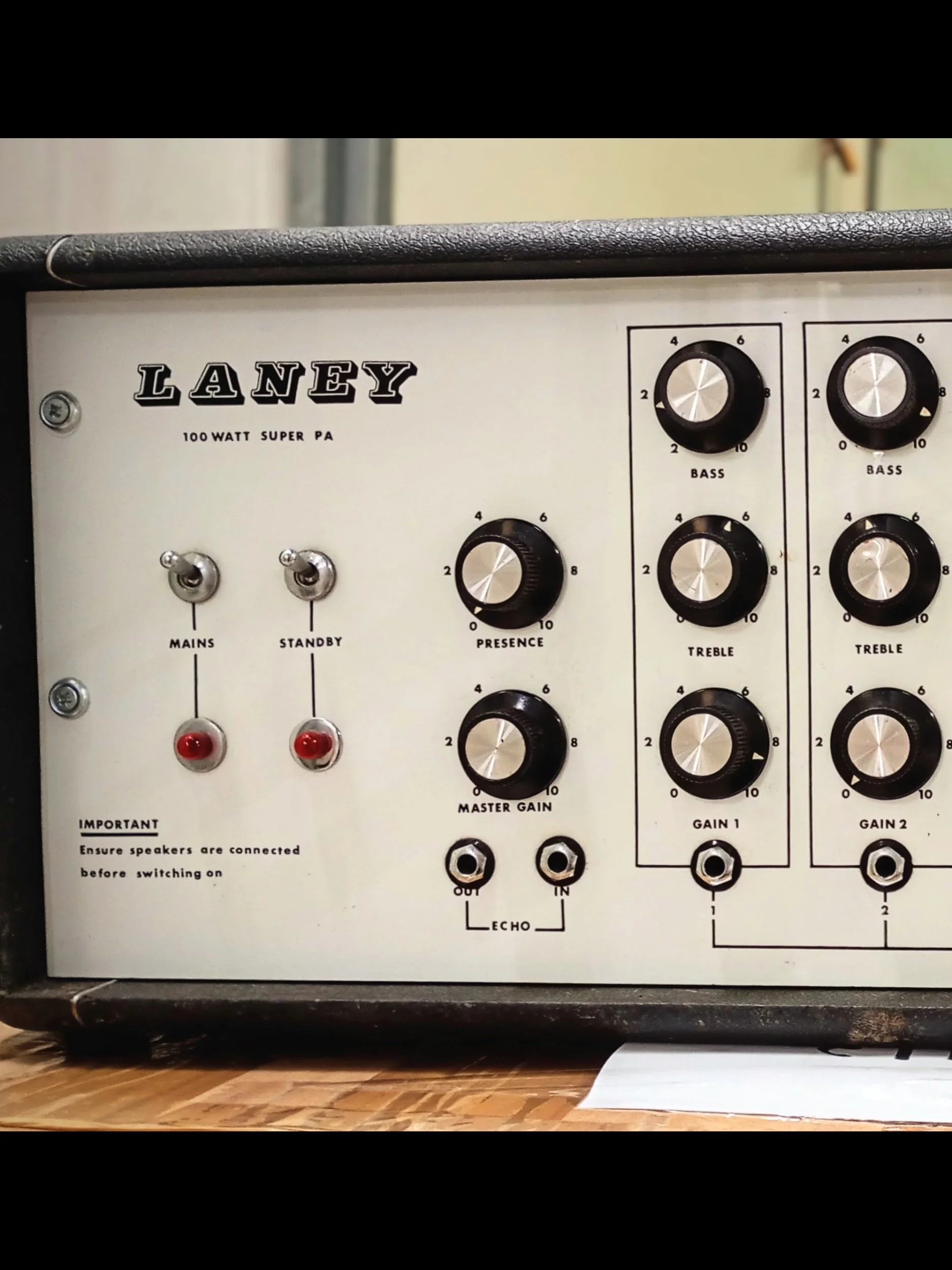 1970's Laney Super 100 watt PA