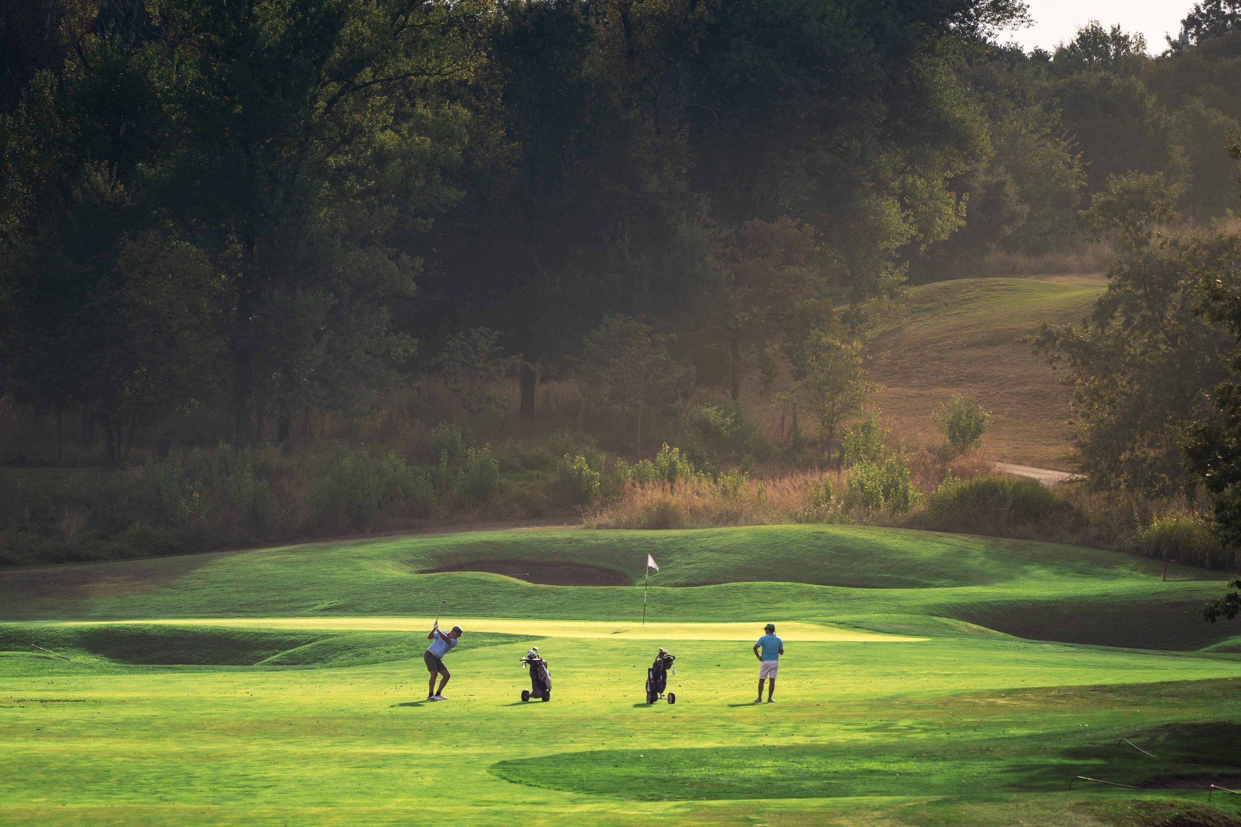 group playing golf in Italy