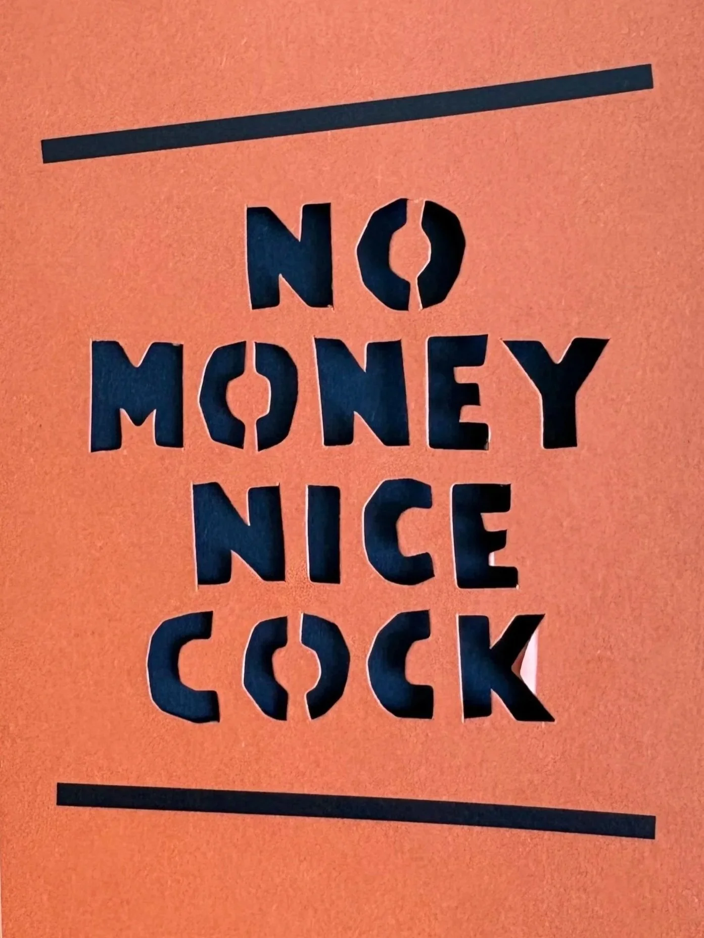 The cover of No Money Nice Cock by Victor Brooks.