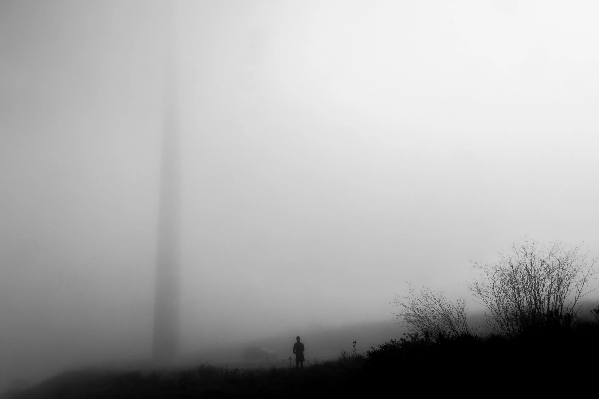 Diário Visual Fine Art sobre a névoa matinal. Uma exploração visual do silêncio e da luz difusa, onde a natureza se revela e se esconde num jogo subtil de presenças e ausências.