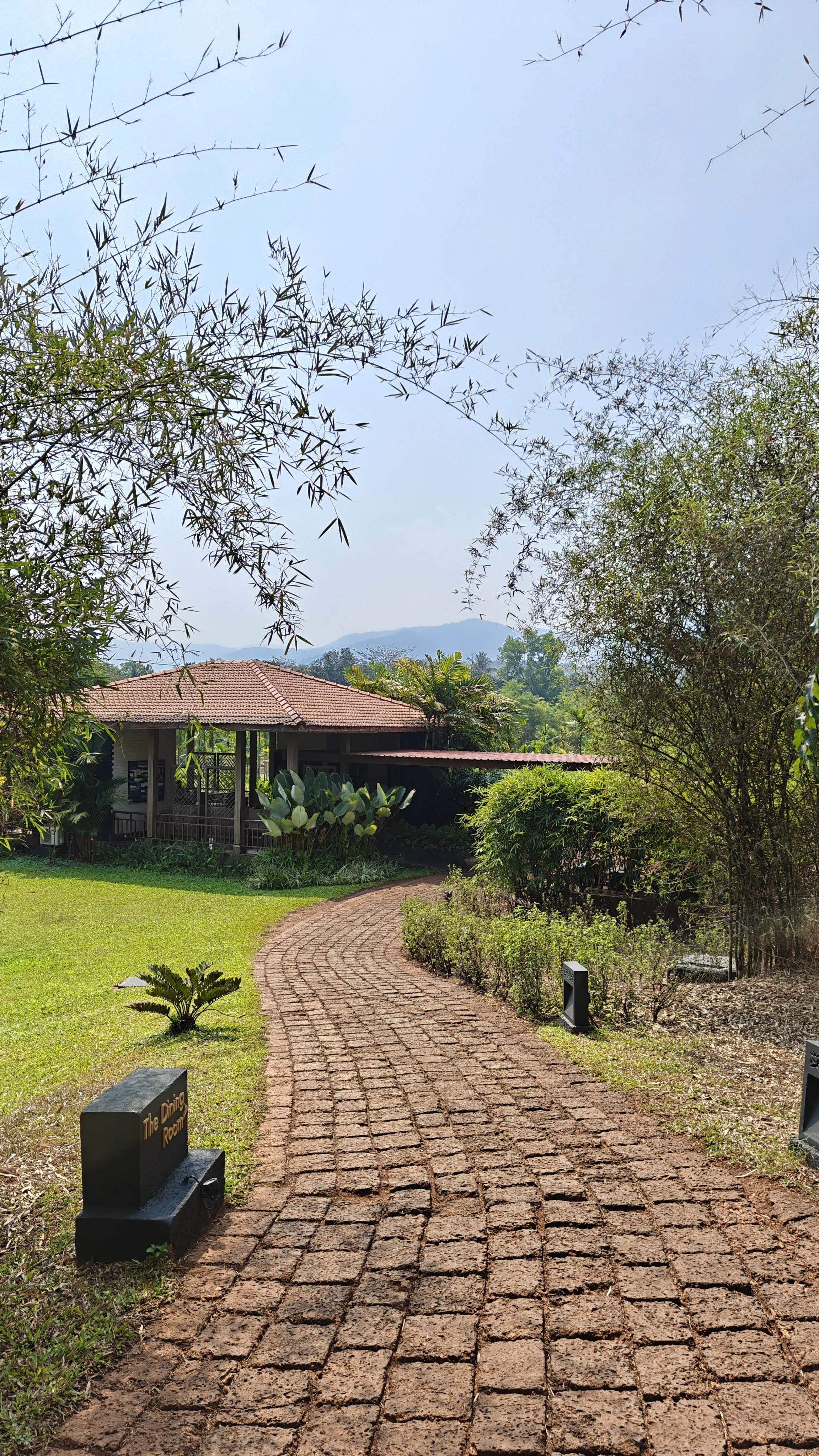 The pathways at Postcard Hideaway Netravali