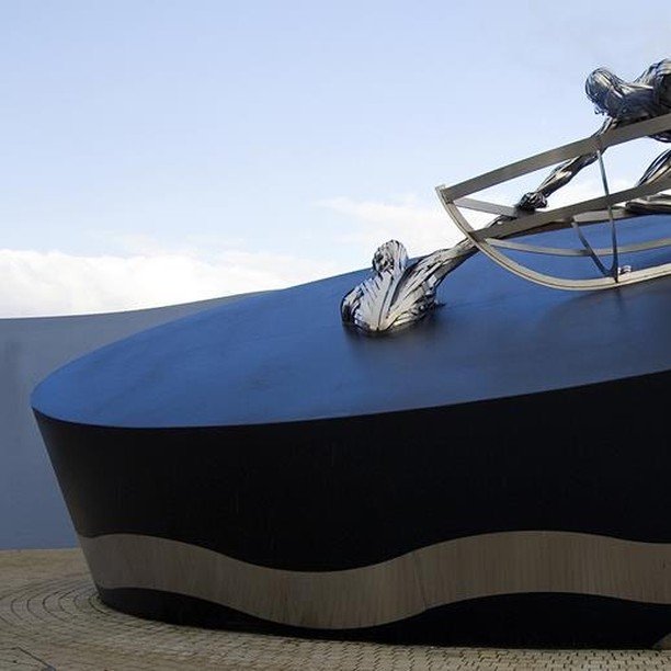 &lsquo;With courage, nothing is impossible&rsquo;&nbsp;

Sam Holland&rsquo;s sculpture, depicting a person in a boat saving another from the water, symbolises the history and future of the RNLI in its most basic and humanitarian form. Sam intended he