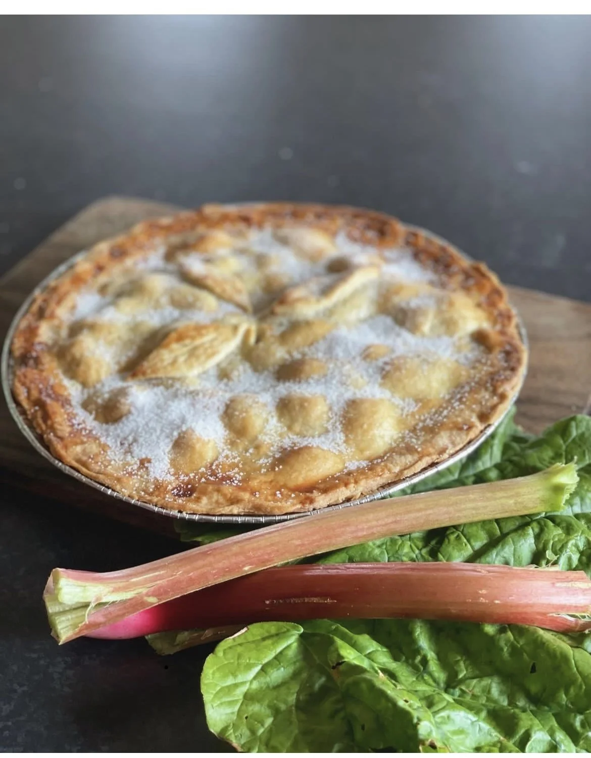 Rhubarb tart