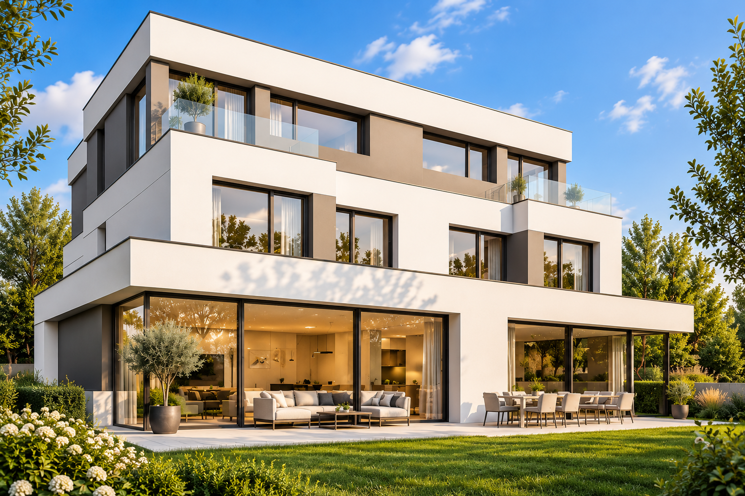 Villa contemporaine au jardin luxuriant.png