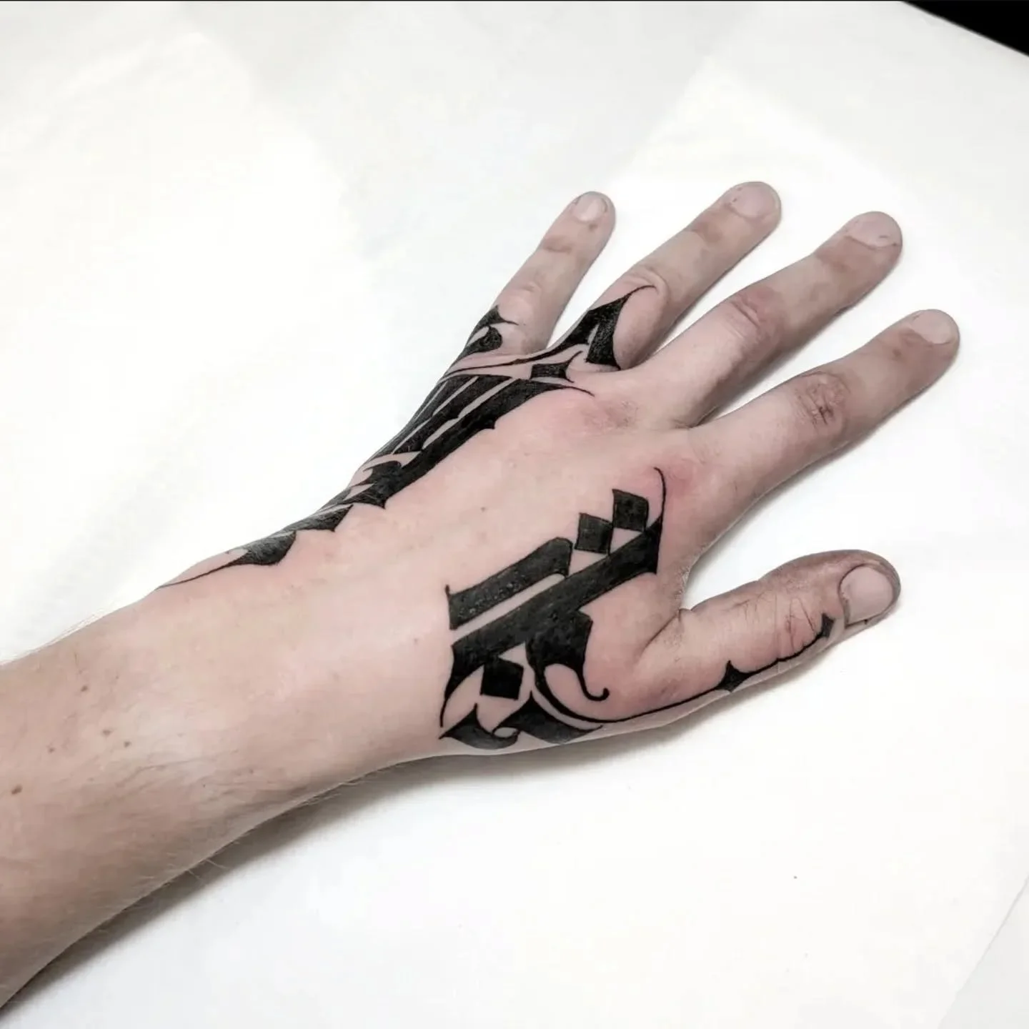 Hand Calligraphy 
By Reeident @troonri__ 
For all bookings email: bookings@origintattoolondon.com