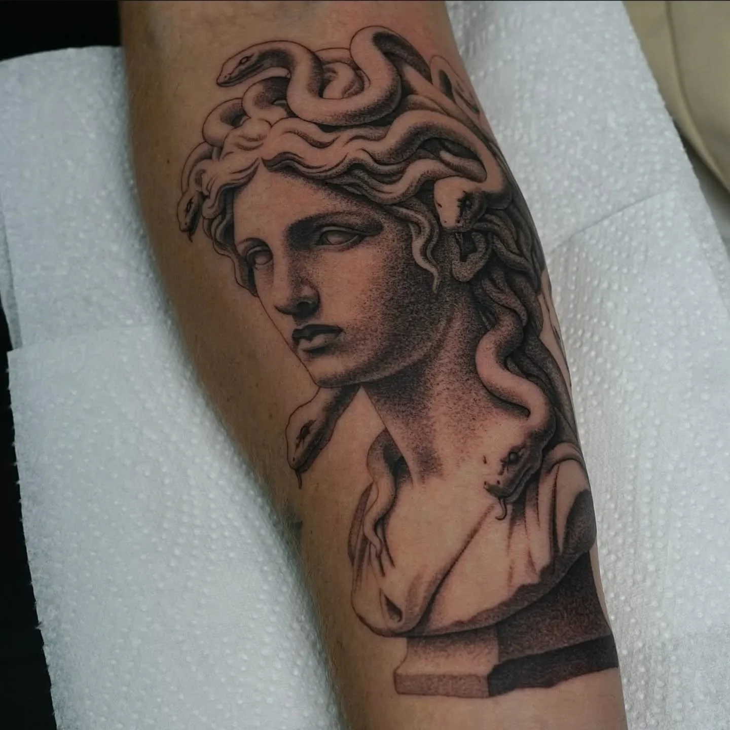 Medusa - By Resident @jackwoodtattoo 
For all enquiries email : bookings@origintattoolondon.com