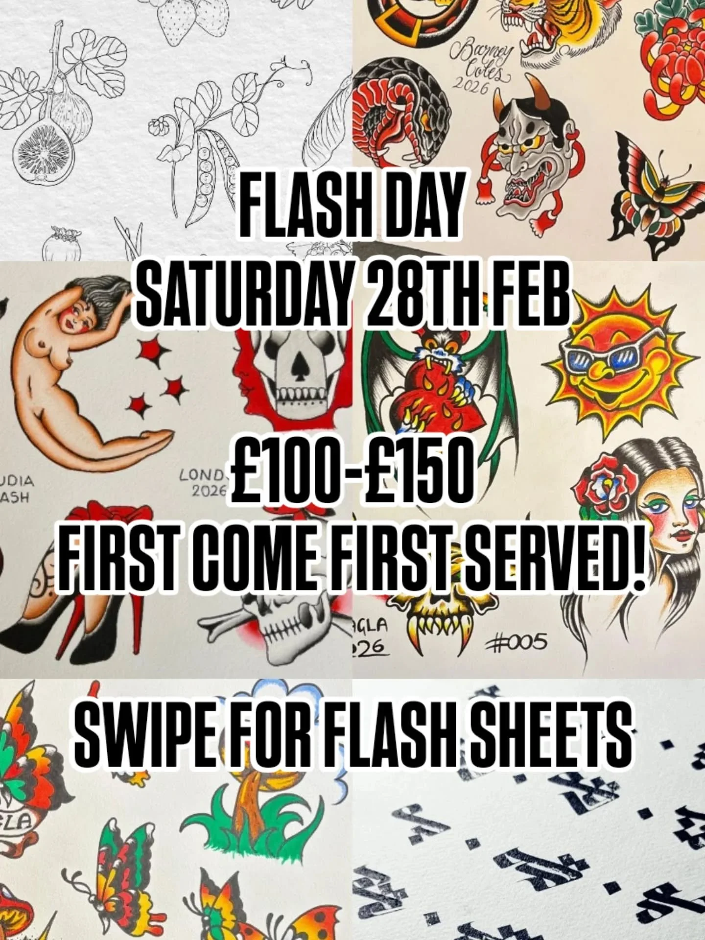 FLASH DAY!
THIS SATURDAY 28TH FEBRUARY 

DESIGNS FROM &pound;100

FROM 10AM
FIRST COME FIRST SERVED
Swipe for flash sheets! 👉🏻
