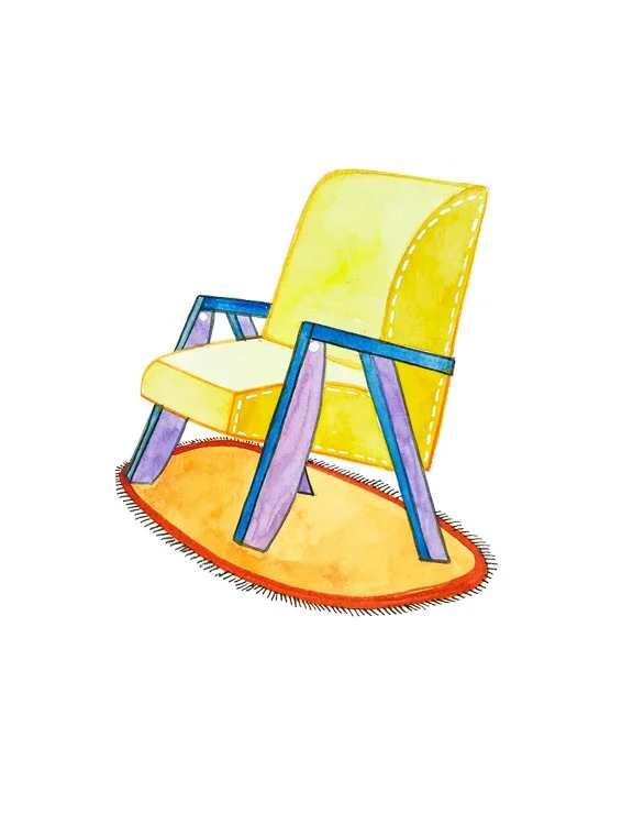 yellow clinical psychologist therapist chair
