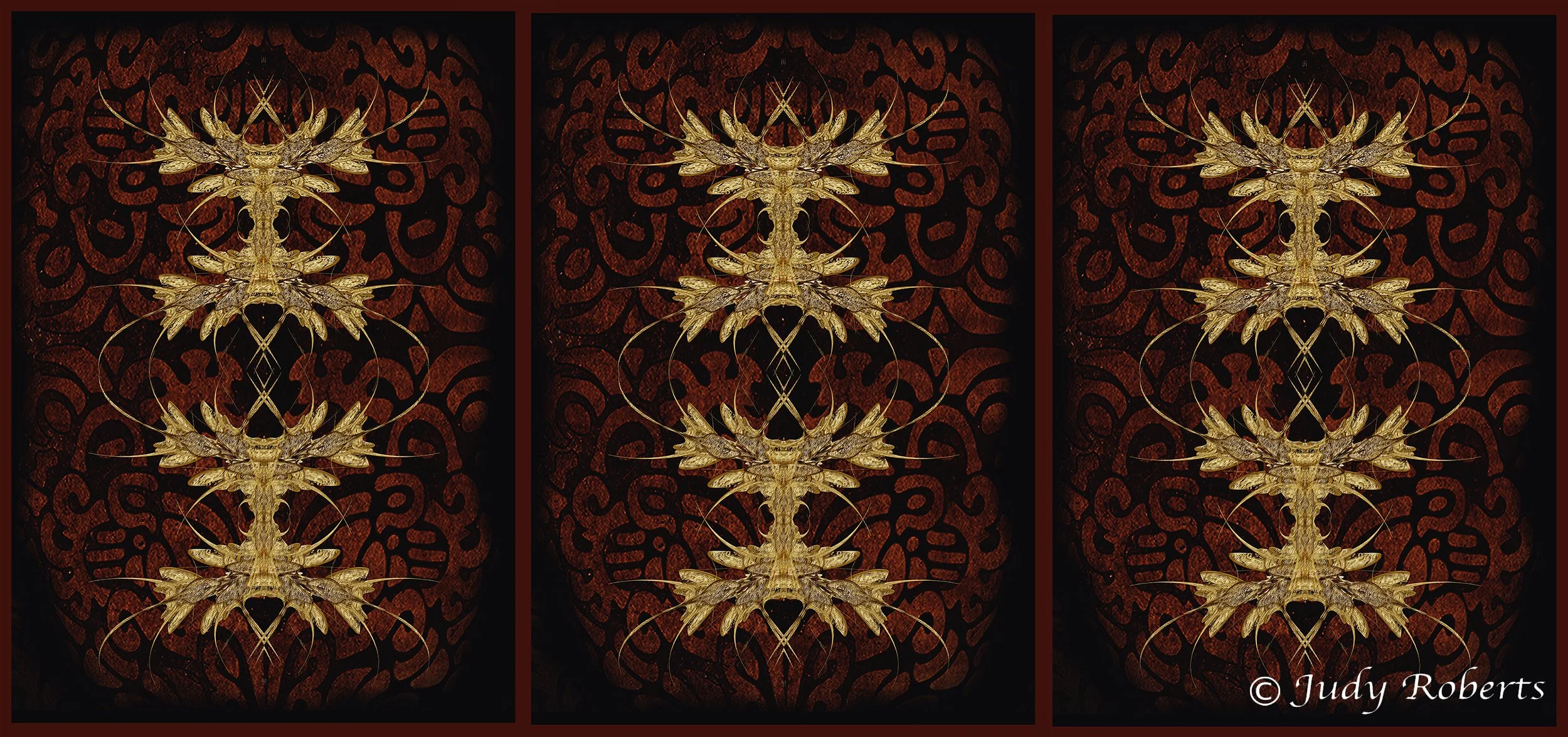 CR - SMALL - gold abstract with red scrolled 2.jpg