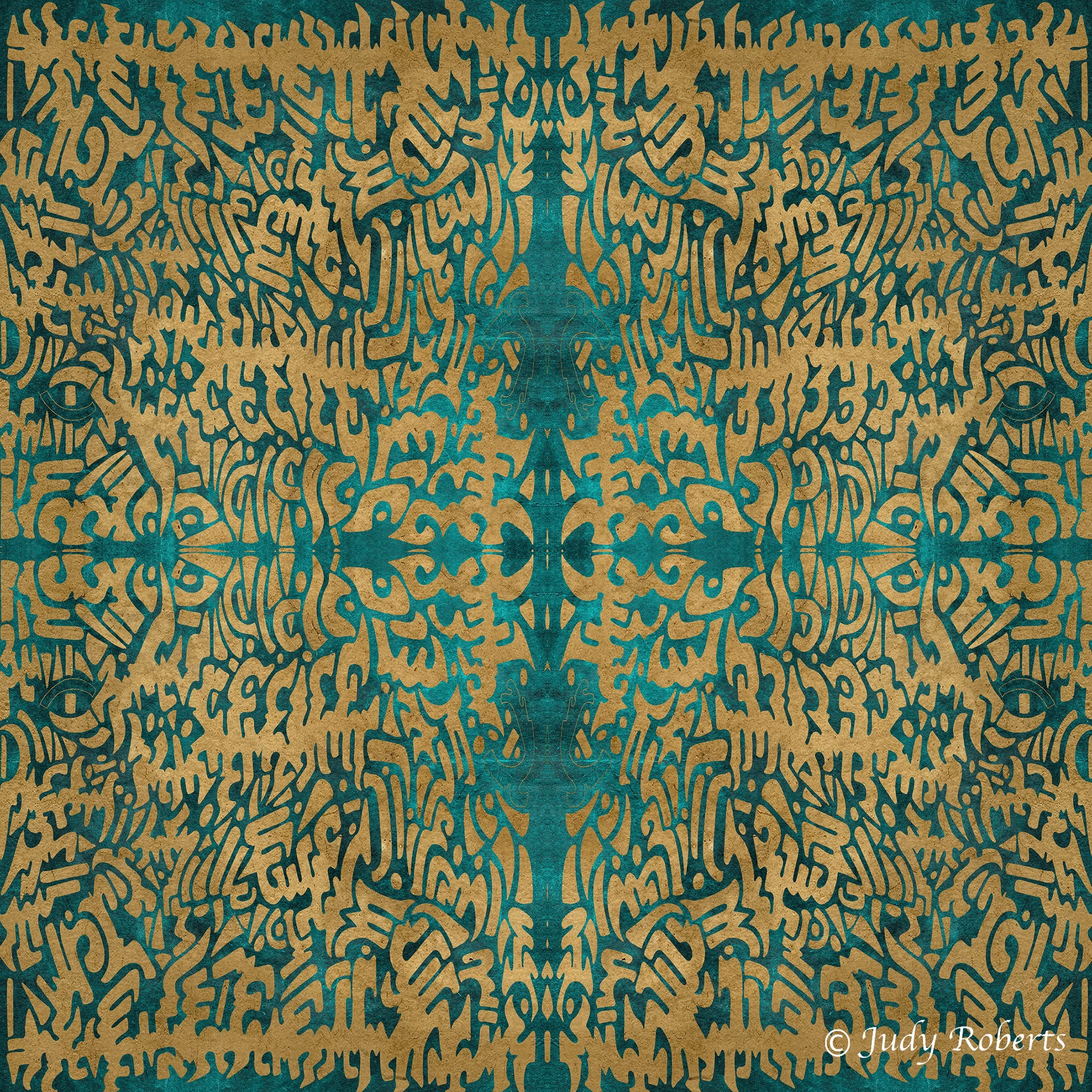CR - SMALL - Square gold and turquoise 1.jpg
