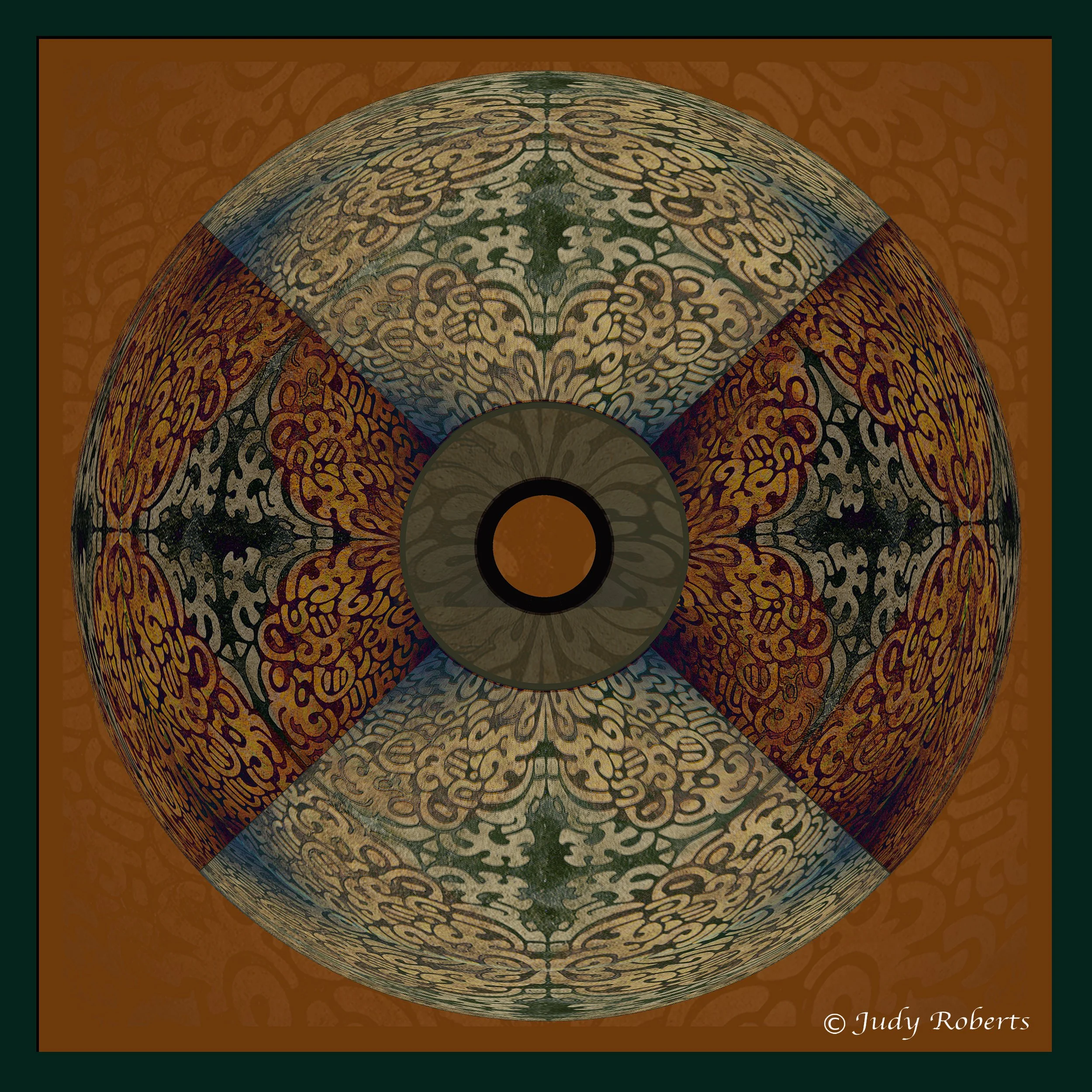CR - SMALL - Sheild cream green orange round .jpg
