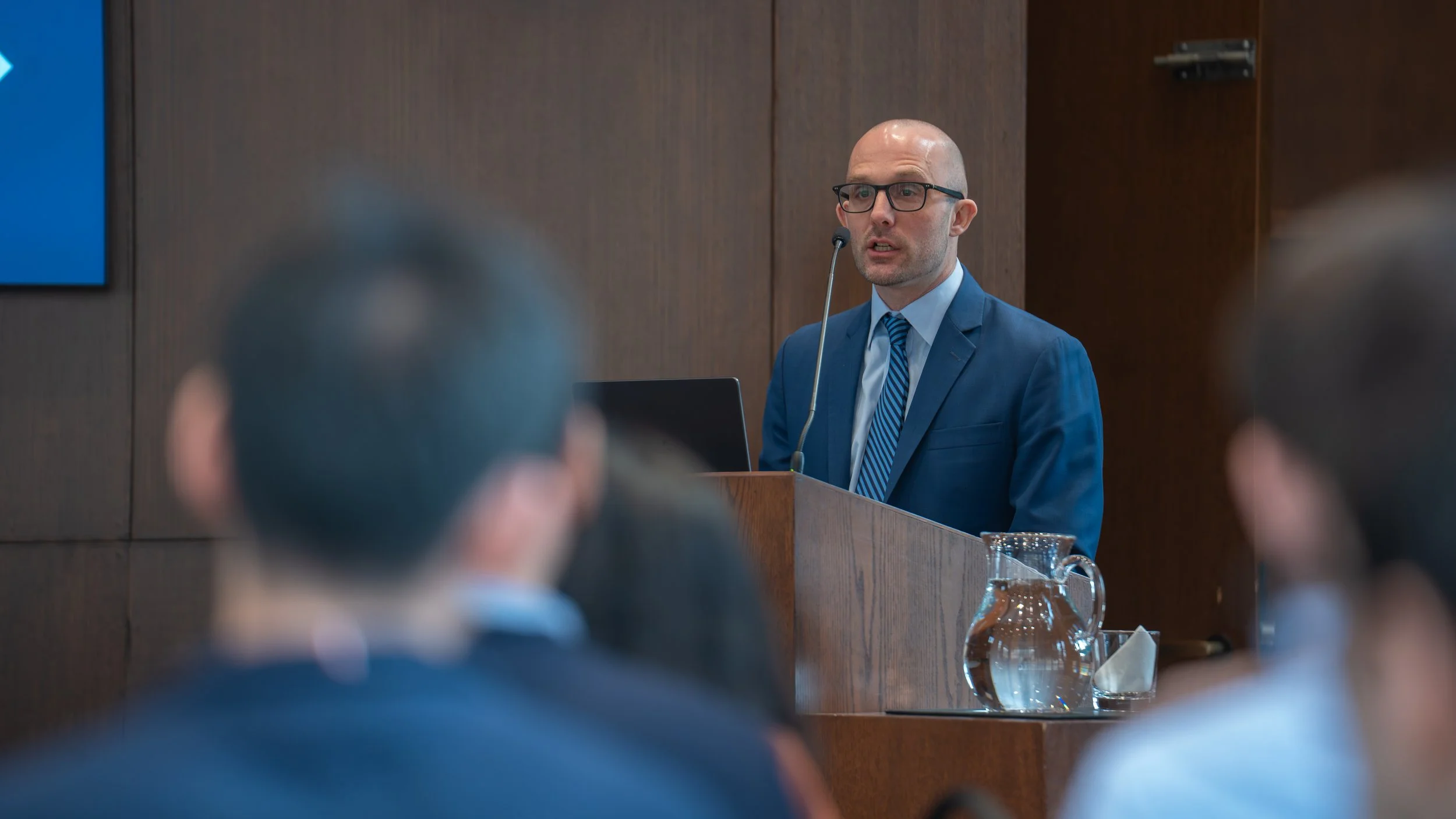Guest Speaker Professor Joseph Torigian gives a presentation about his widely acclaimed “The Party’s Interests Come First: The Life of Xi Zhongxun, Father of Xi Jinping.”